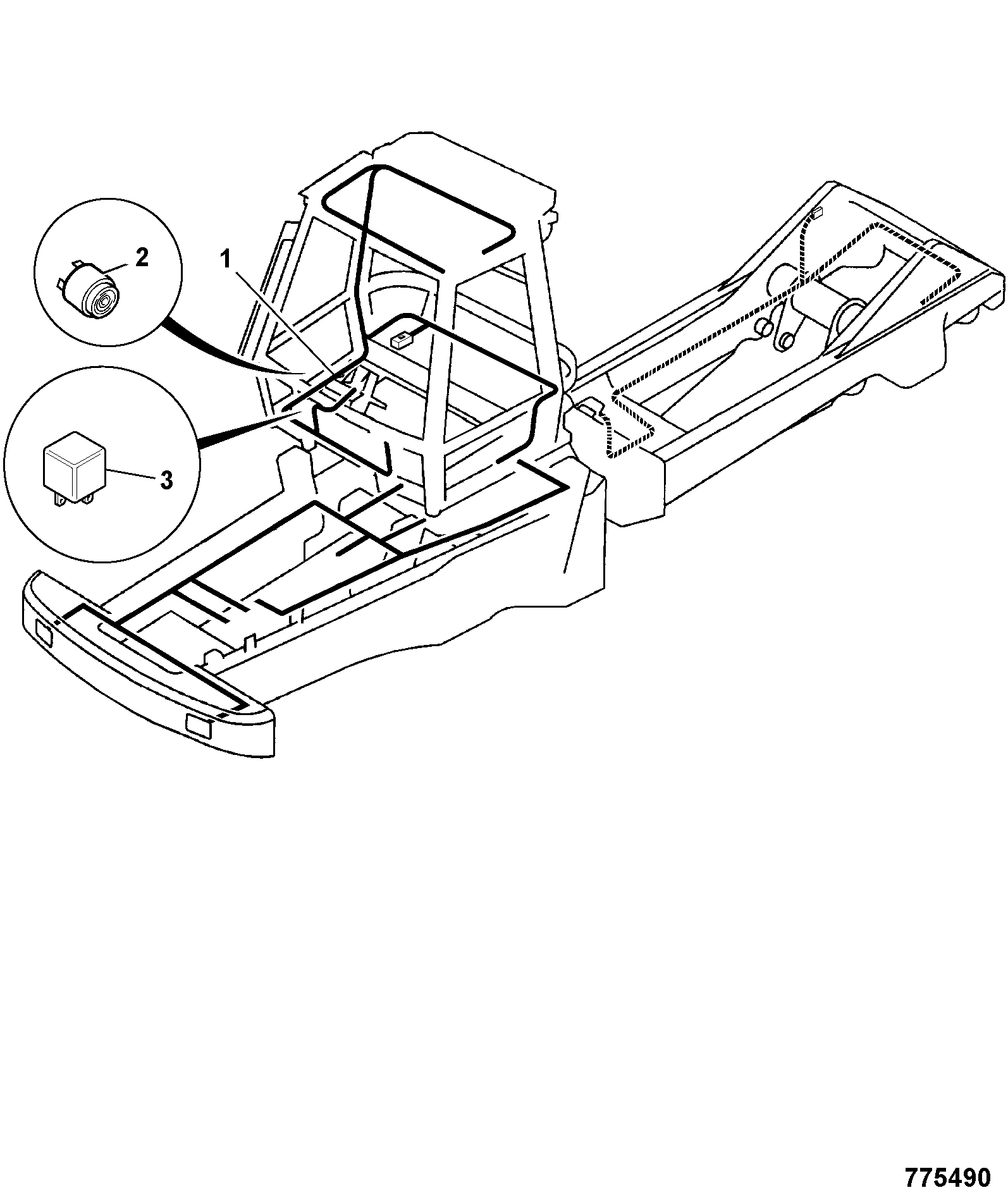 Жгут проводов 721/11859 JCB