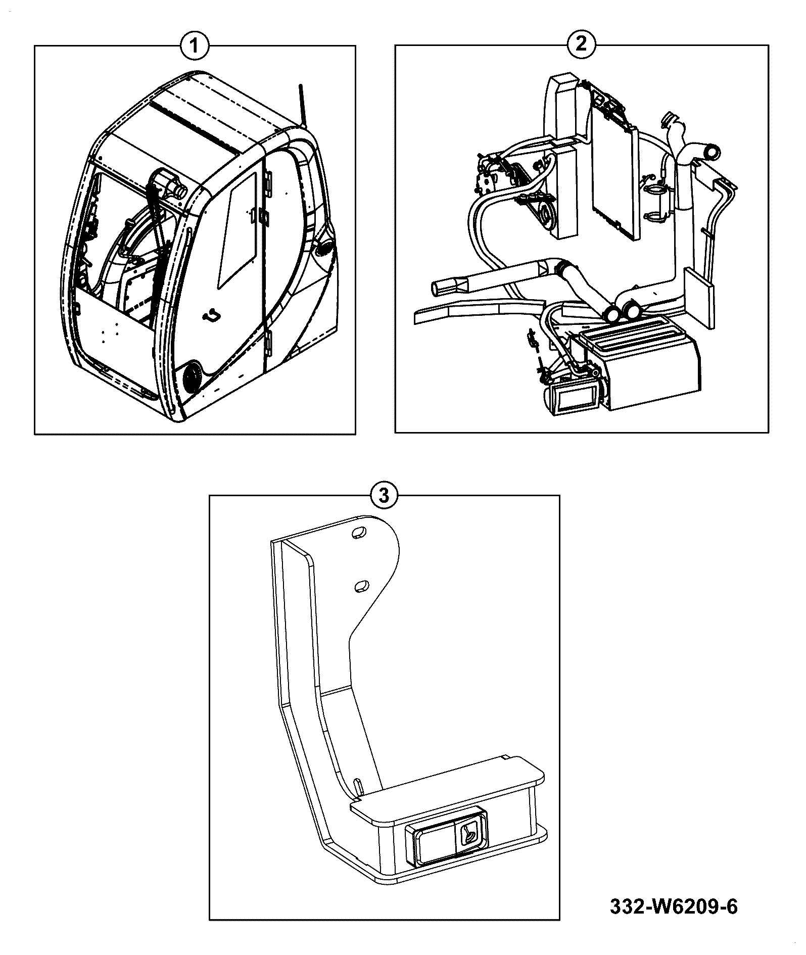 климатическая система 332/V5064 JCB