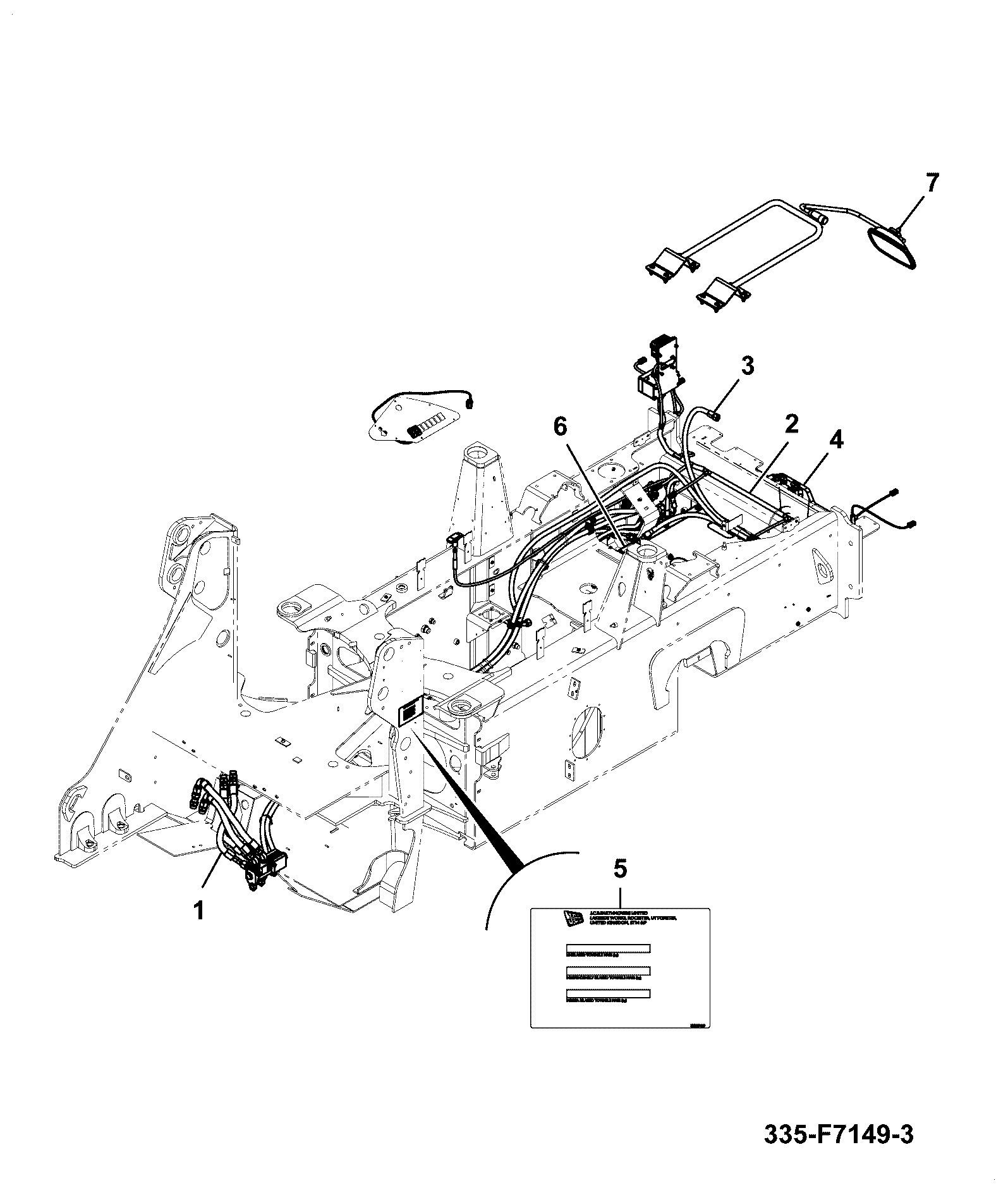 Сборка 335/F0824 JCB