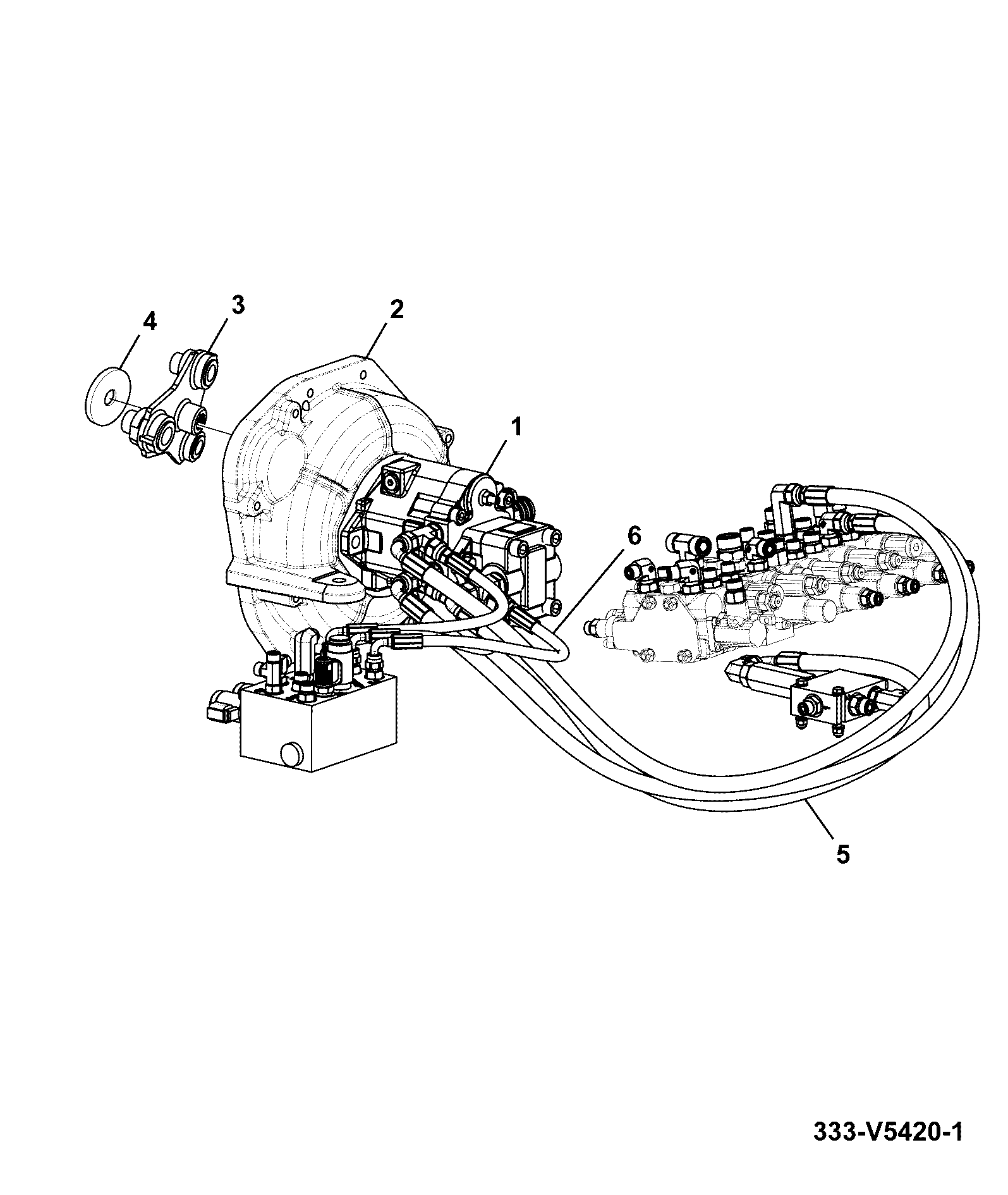 Шланг 333/V5442 JCB