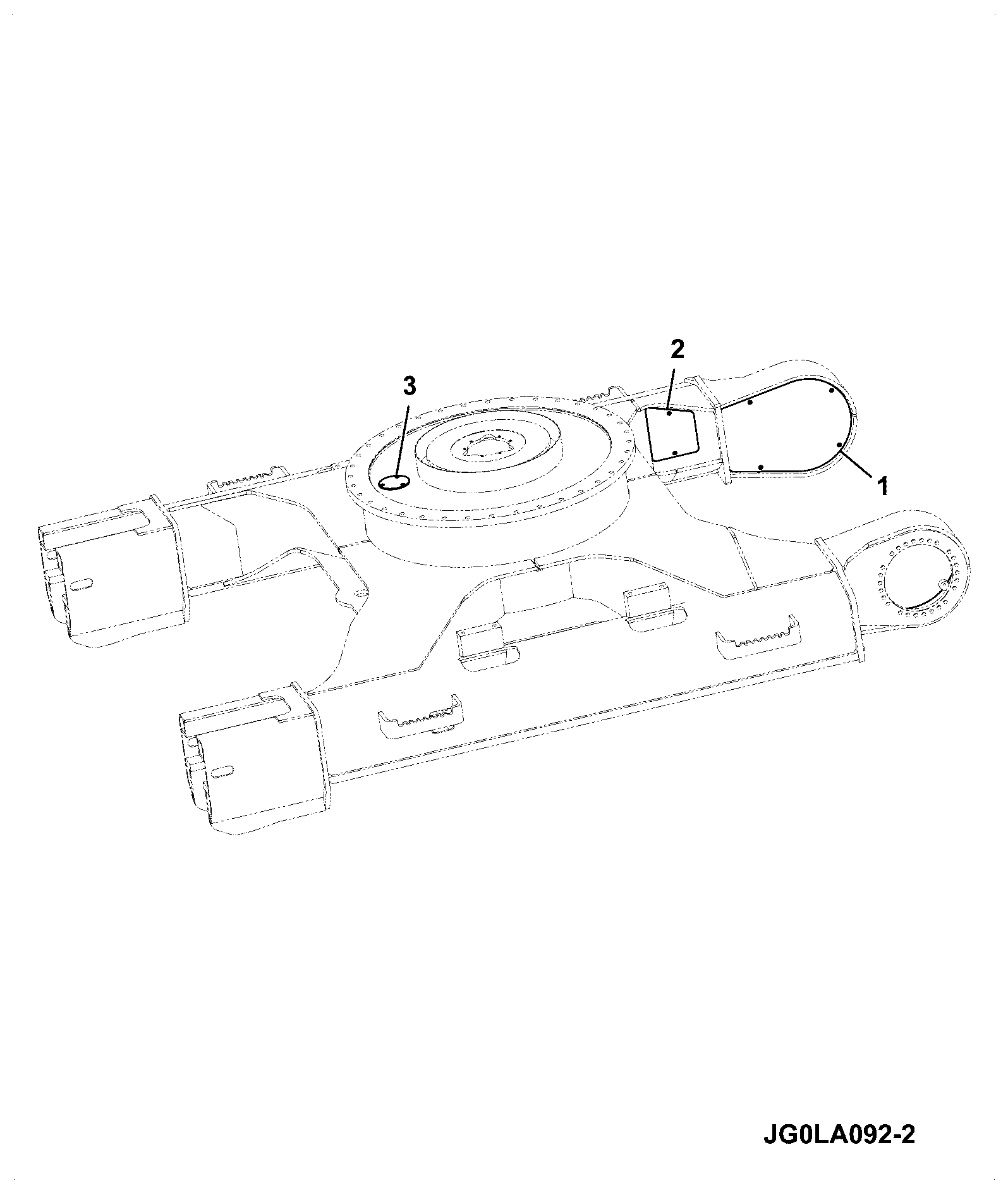 крышка KLA0102 JCB