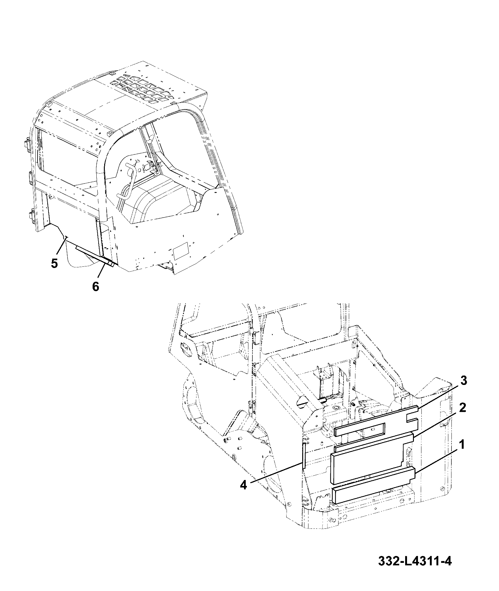 Панель 333/P2965 JCB