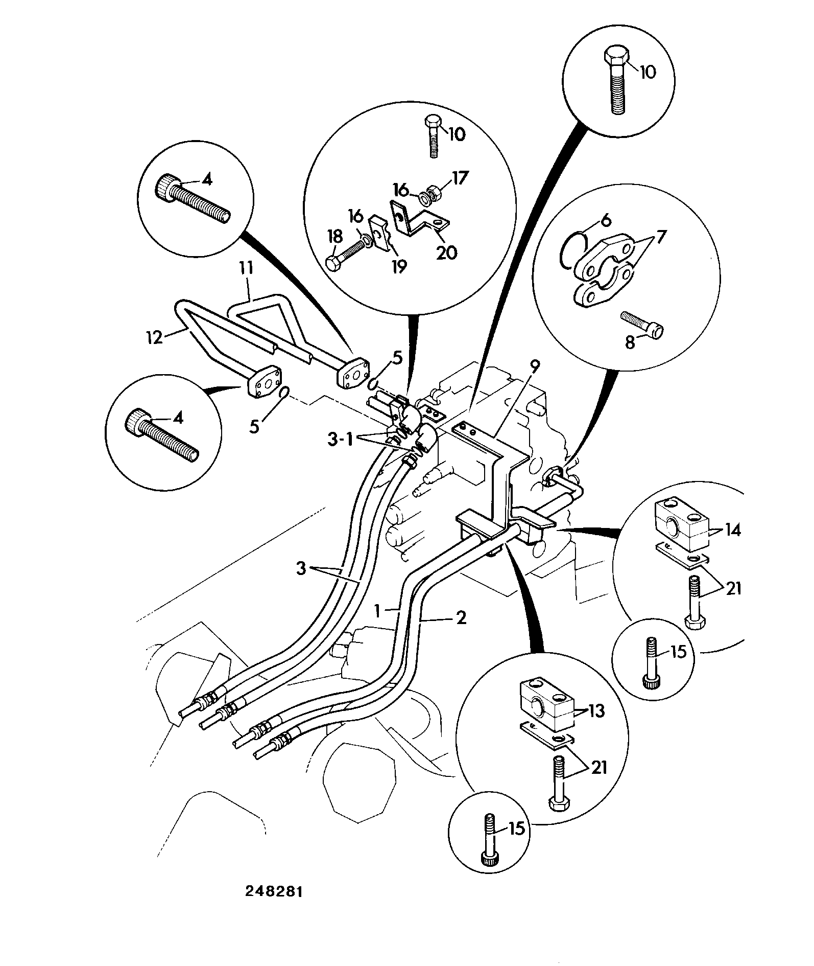 Кронштейн JNJ0282 JCB