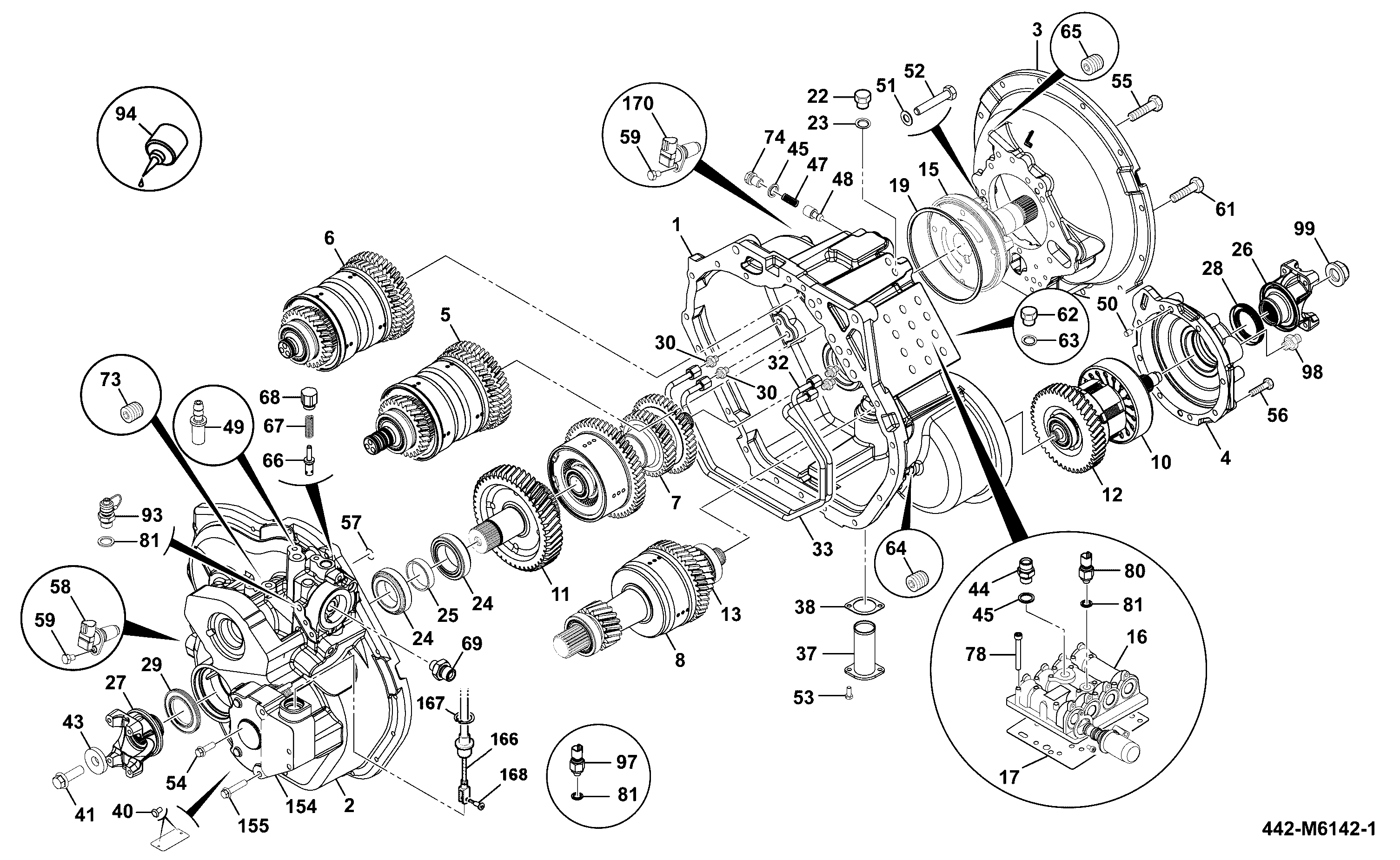 Шестерня 459/M4131 JCB
