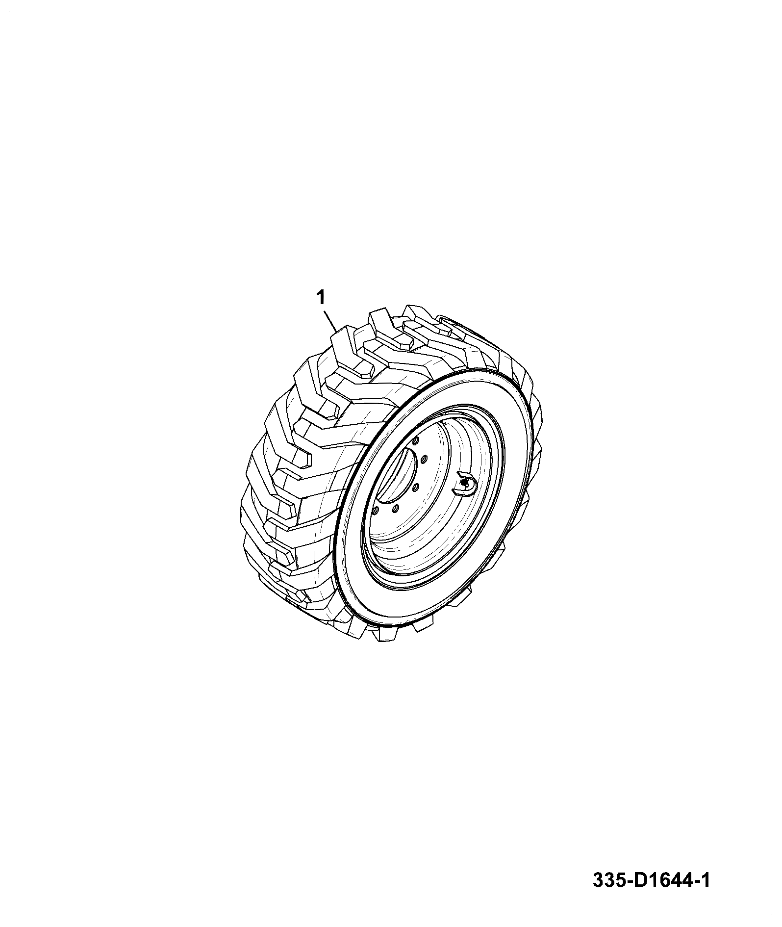 Колесо 335/D1639 JCB
