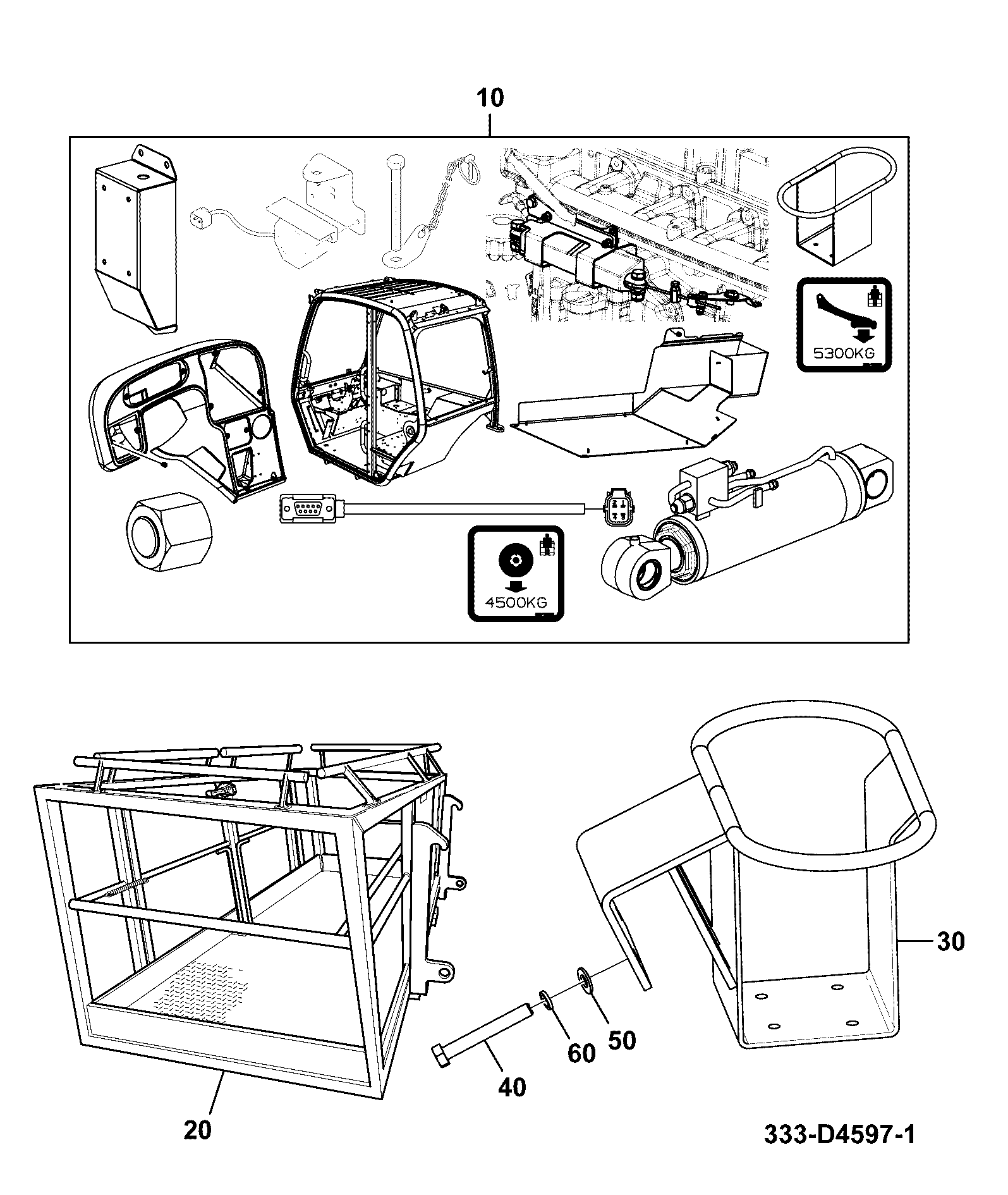 Платформа 160/14691 JCB