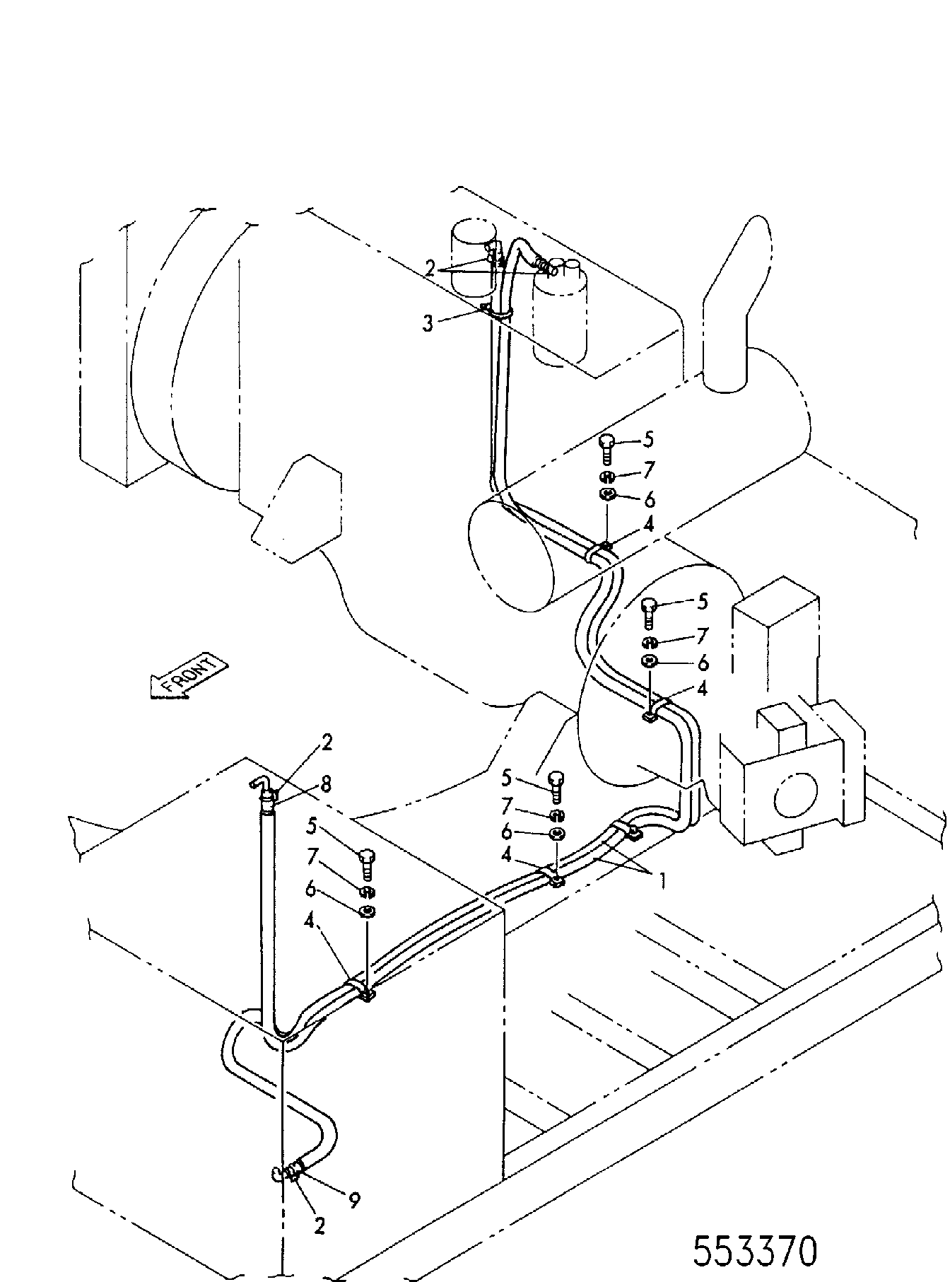 Шланг KHH0187 JCB