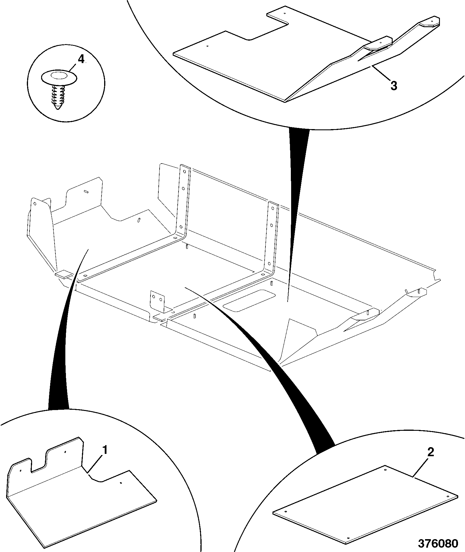 панель 331/24892 JCB
