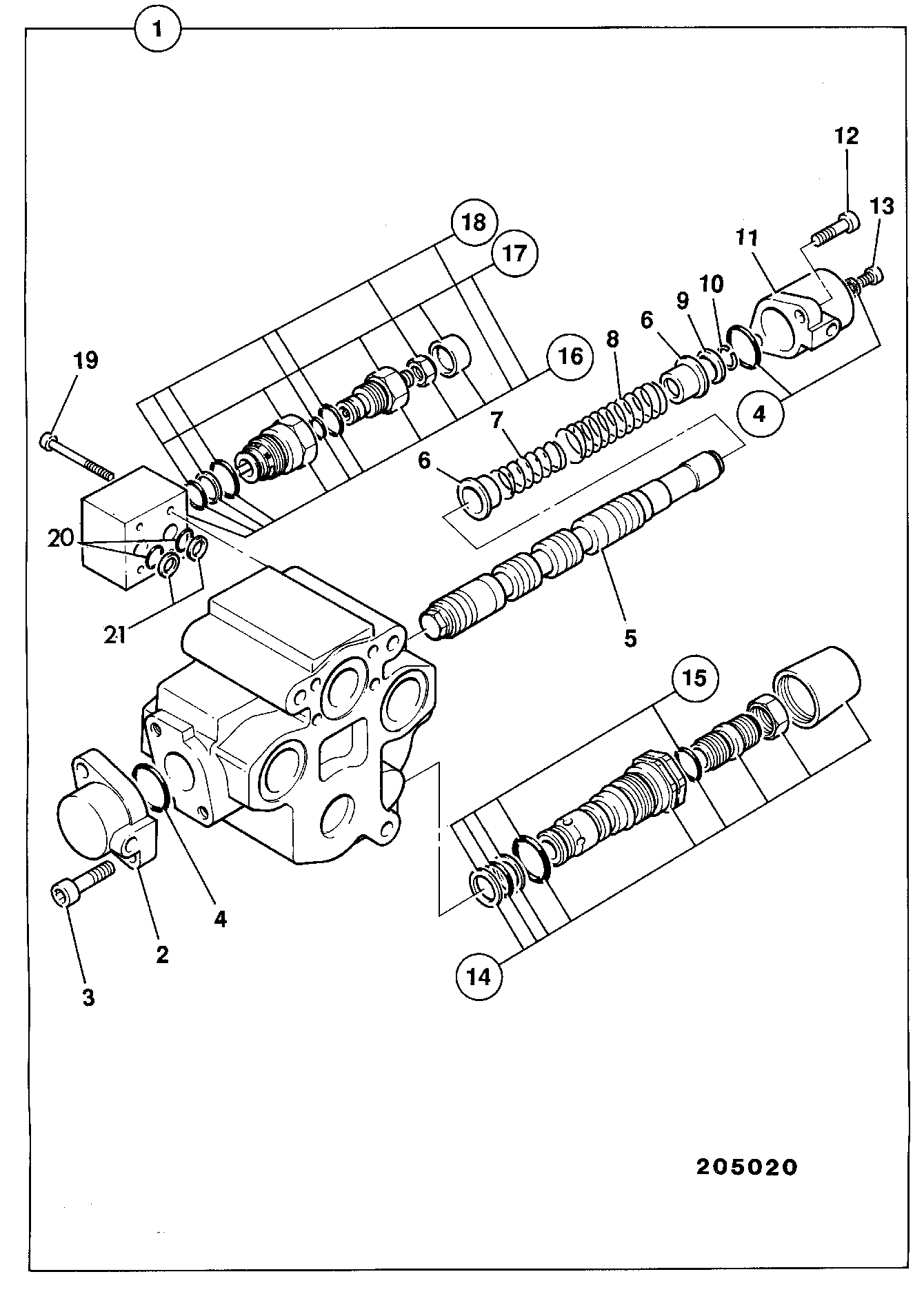 Комплект-уплотнение 25/979401 JCB