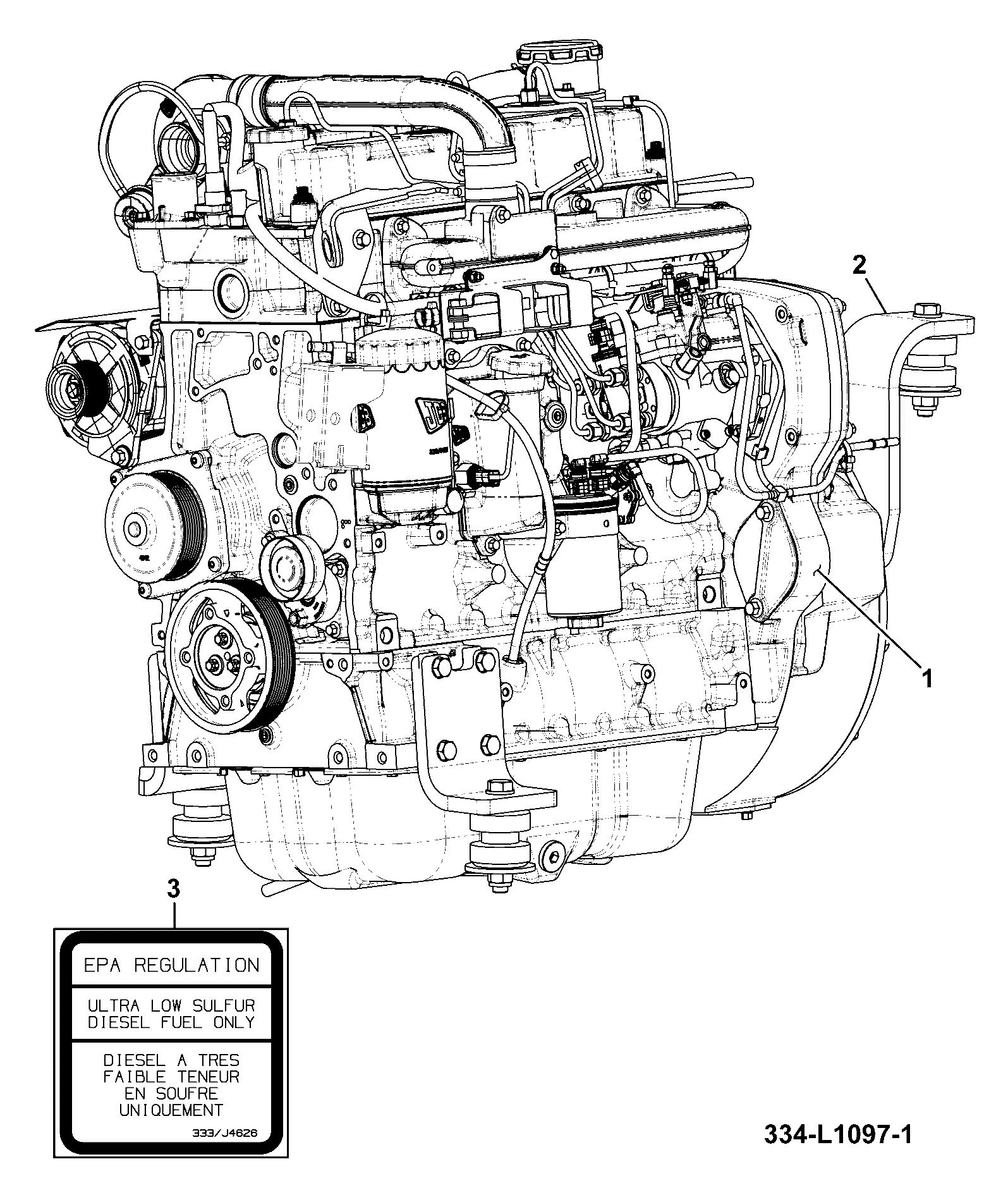 Двигатель 320/40407 JCB