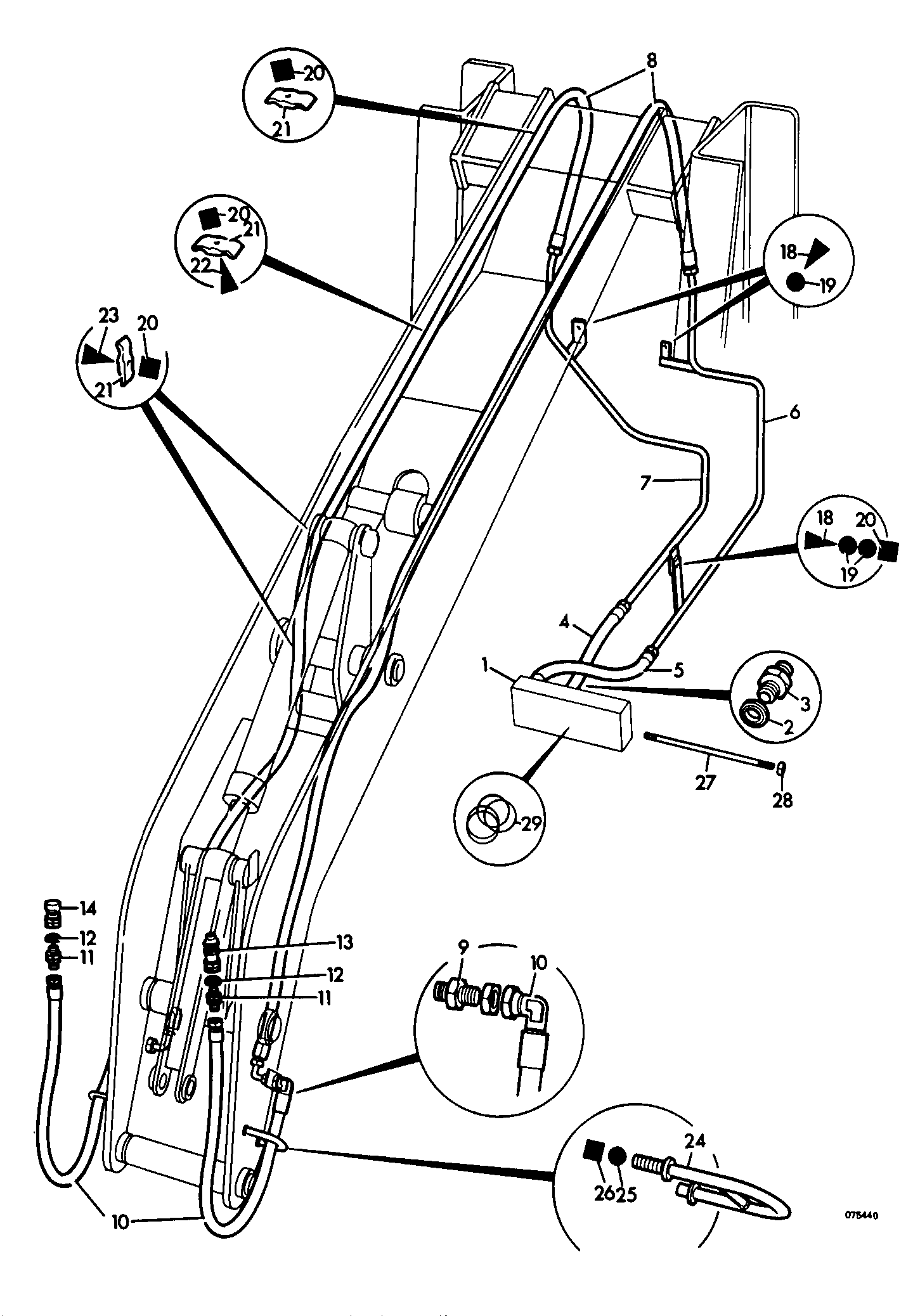 Шланг 613/23400 JCB
