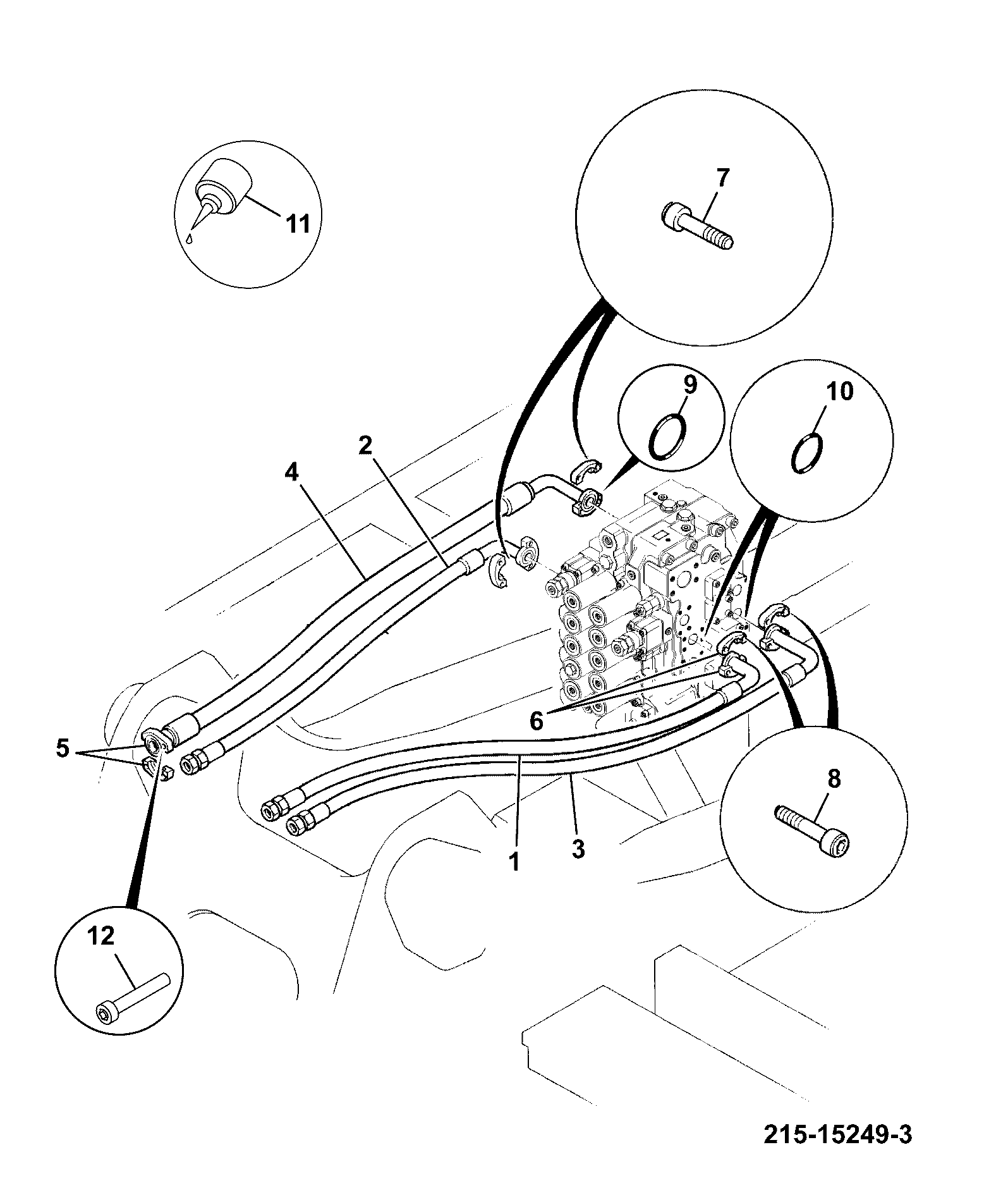 Шланг 333/J0309 JCB