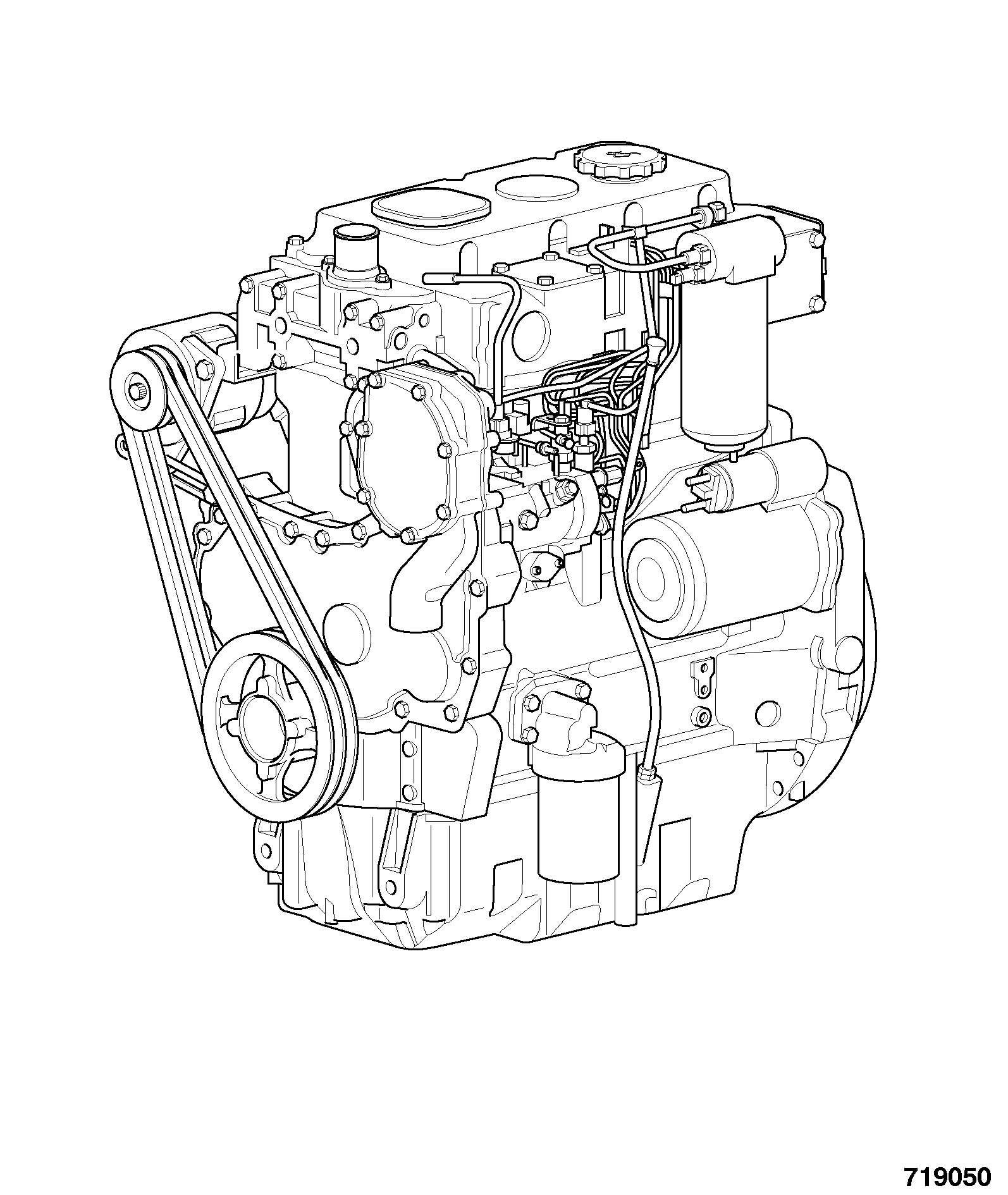 двигатель 01/145237 JCB