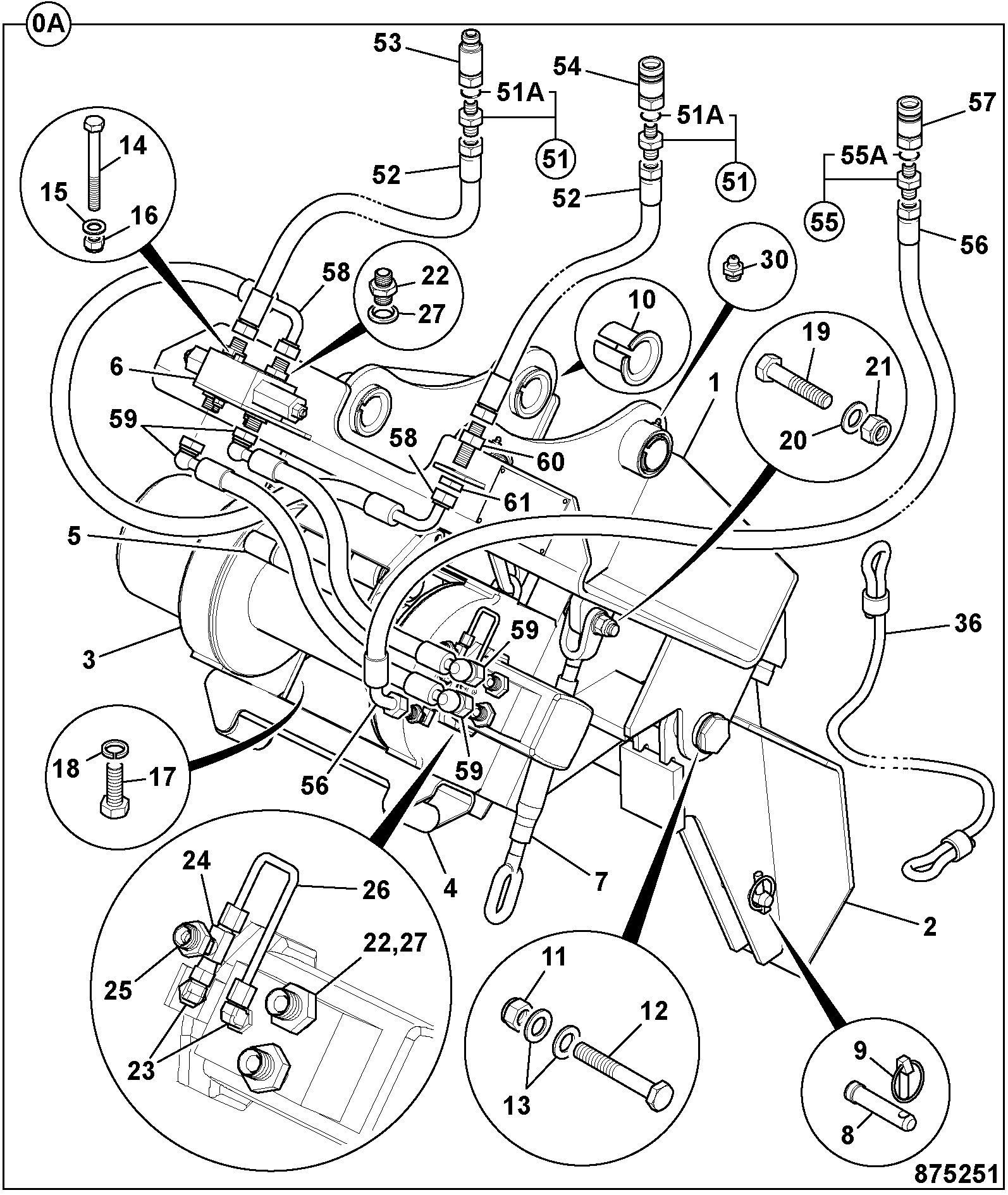 Шланг 332/C8883 JCB