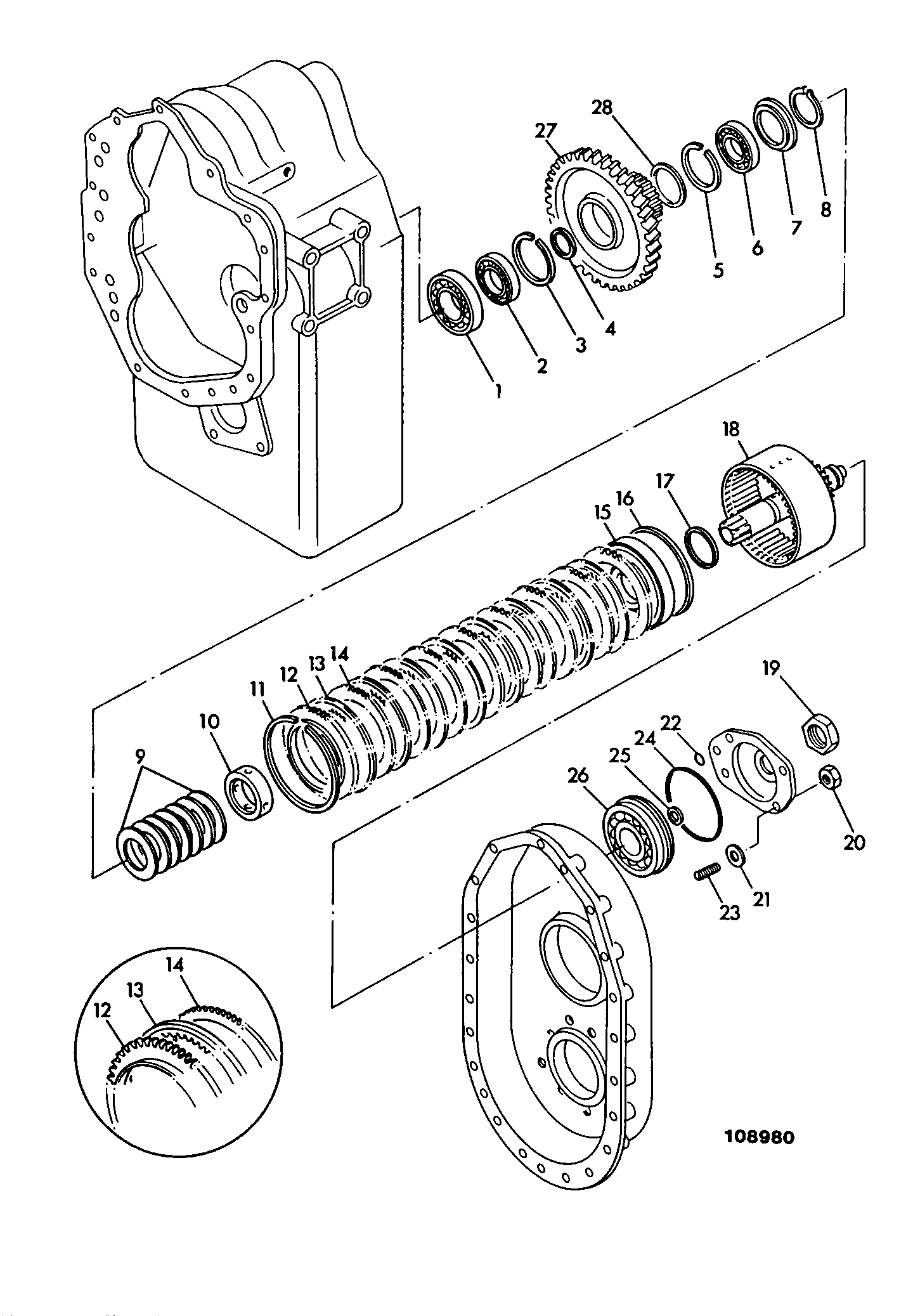 Кольцо 223881 JCB