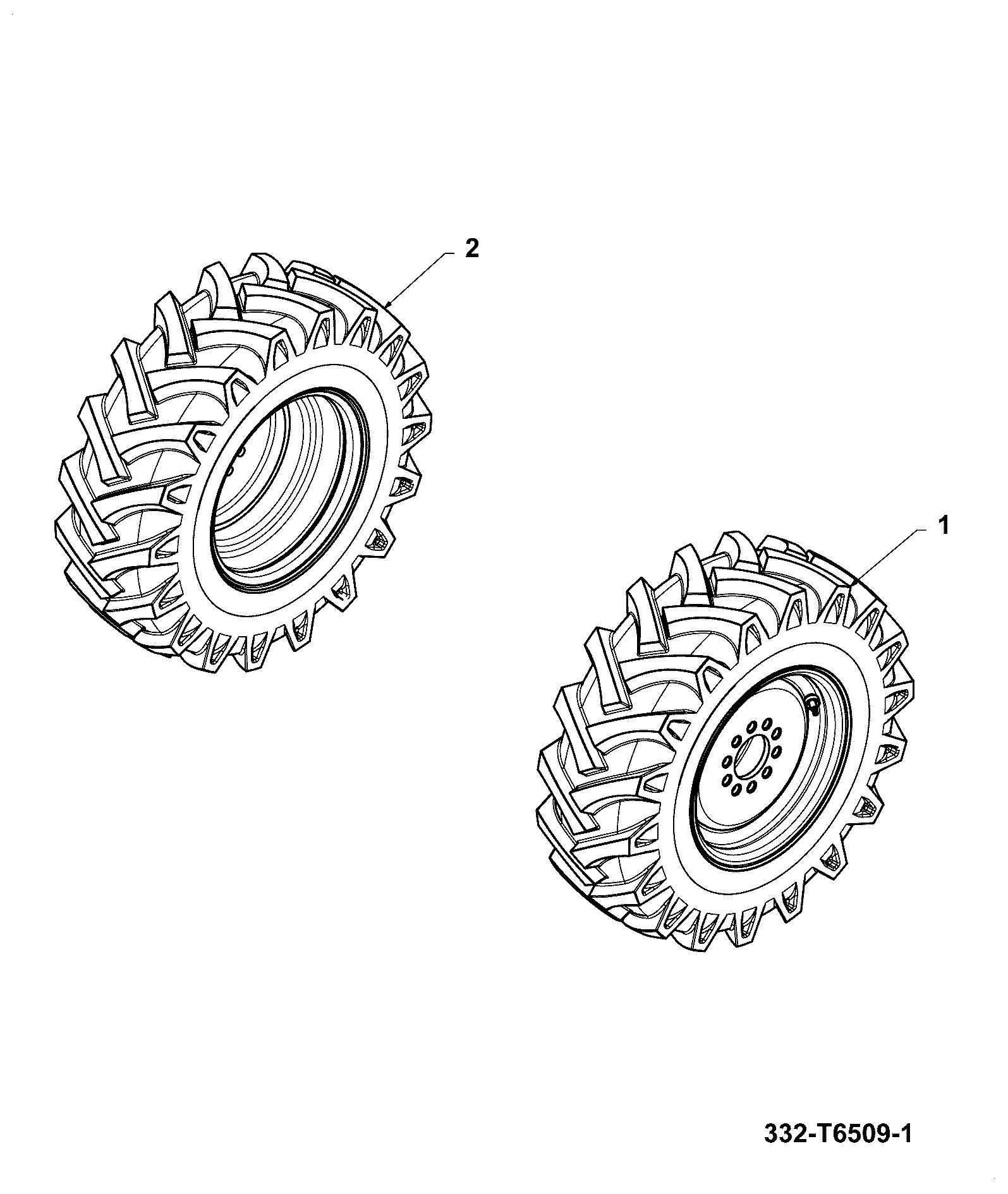 Колесо 332/T6509 JCB