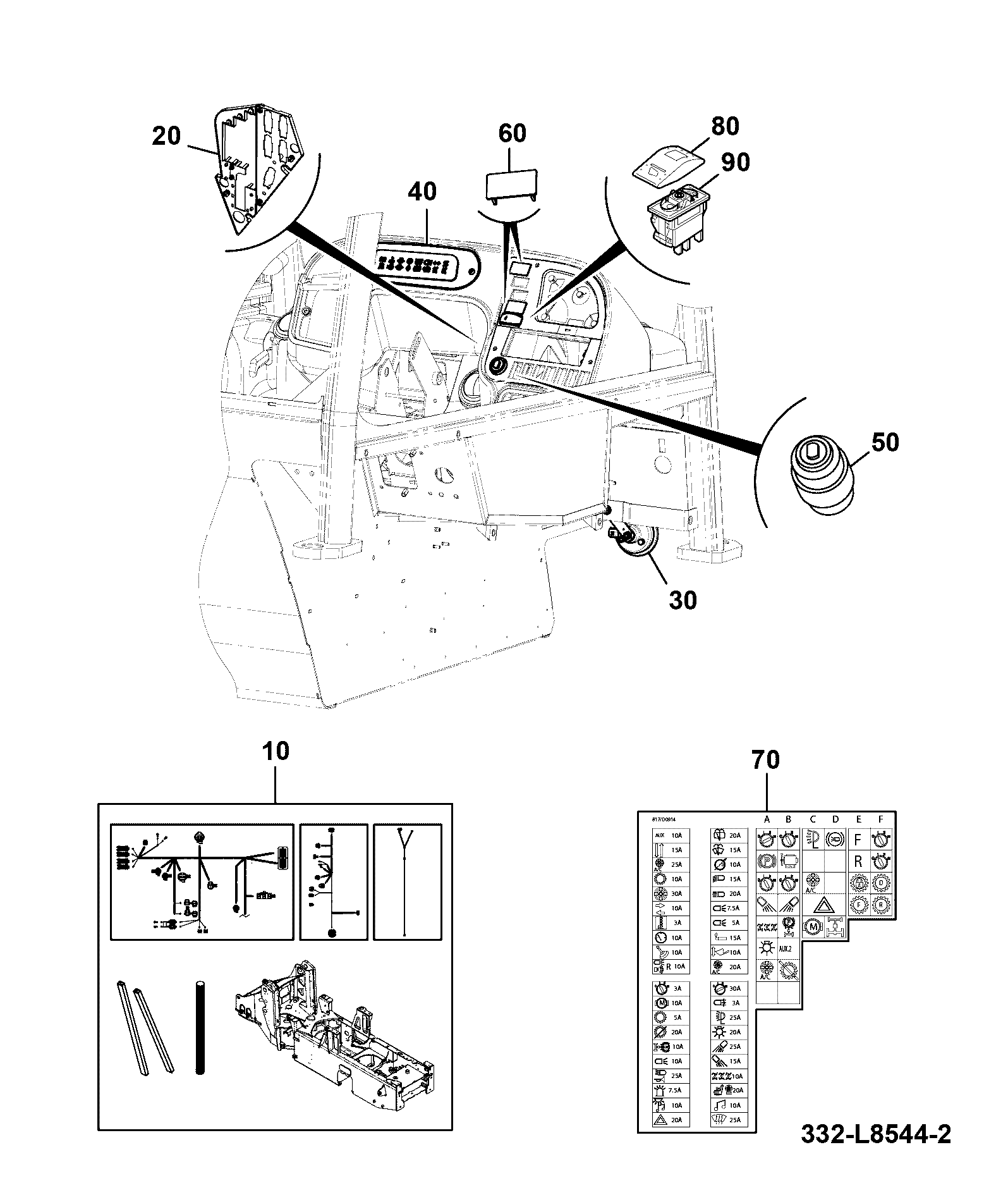 Жгут проводов 160/16047 JCB