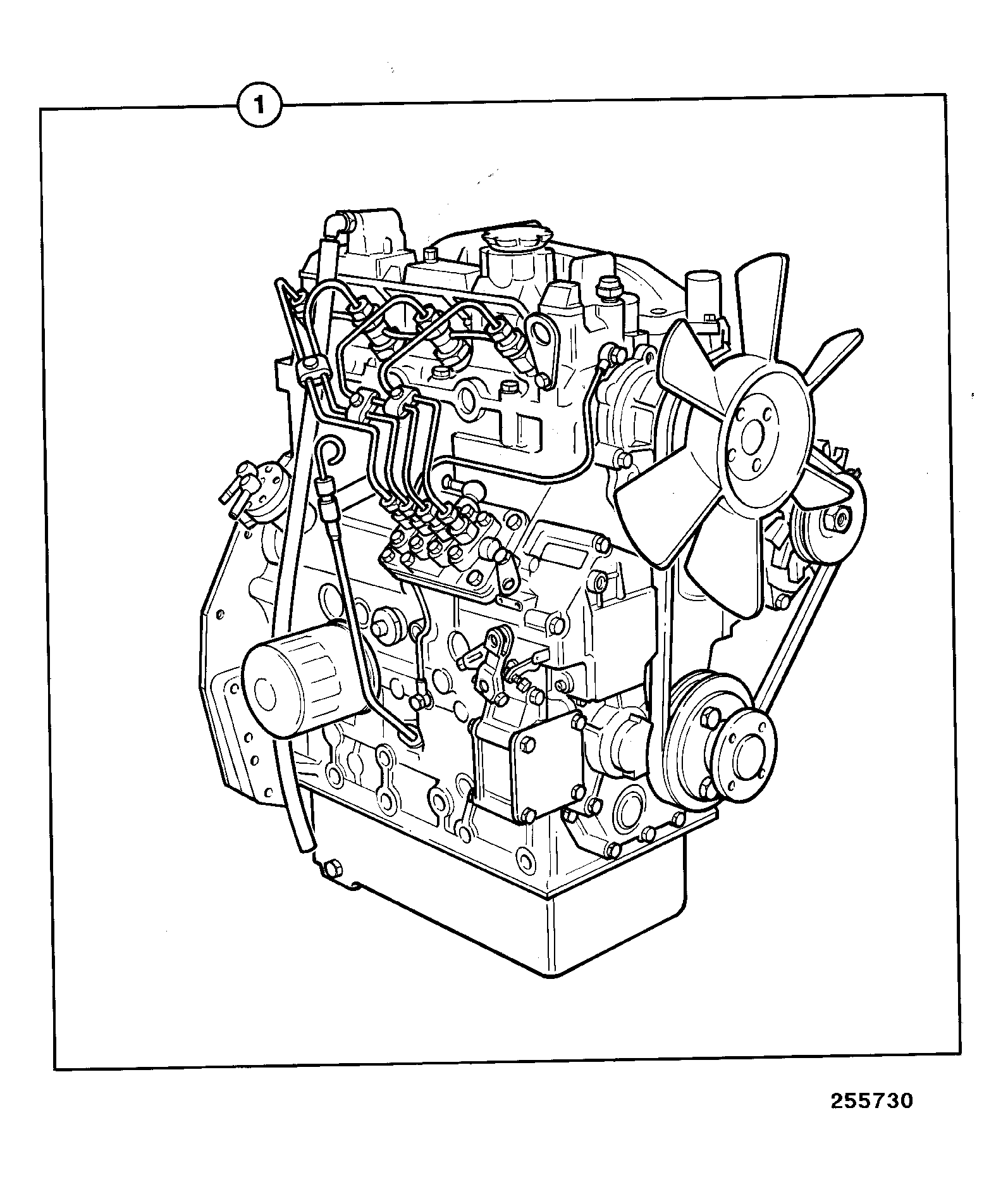 двигатель 01/145281 JCB