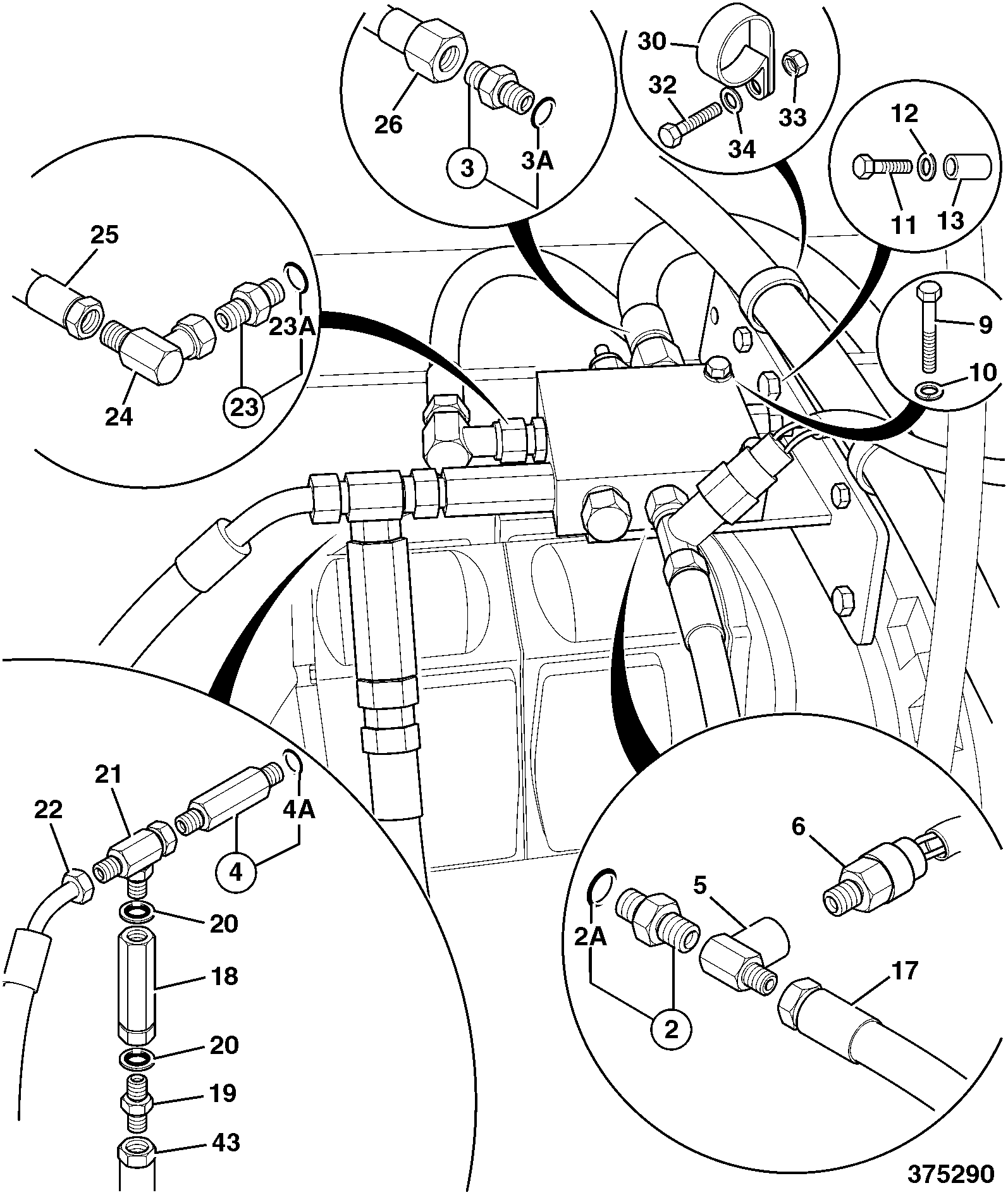Жгут проводов 721/10793 JCB
