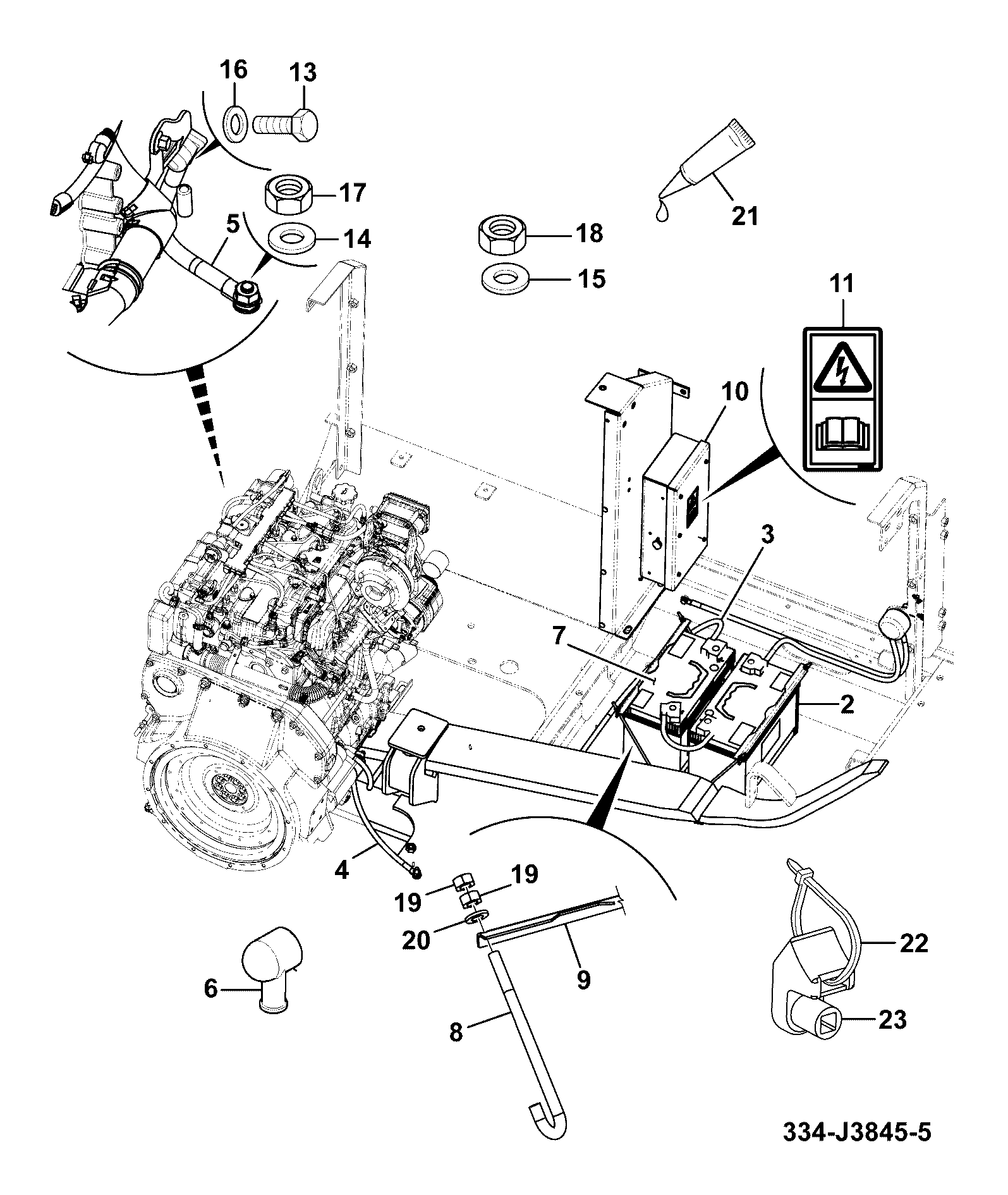 Реле 334/J5665 JCB