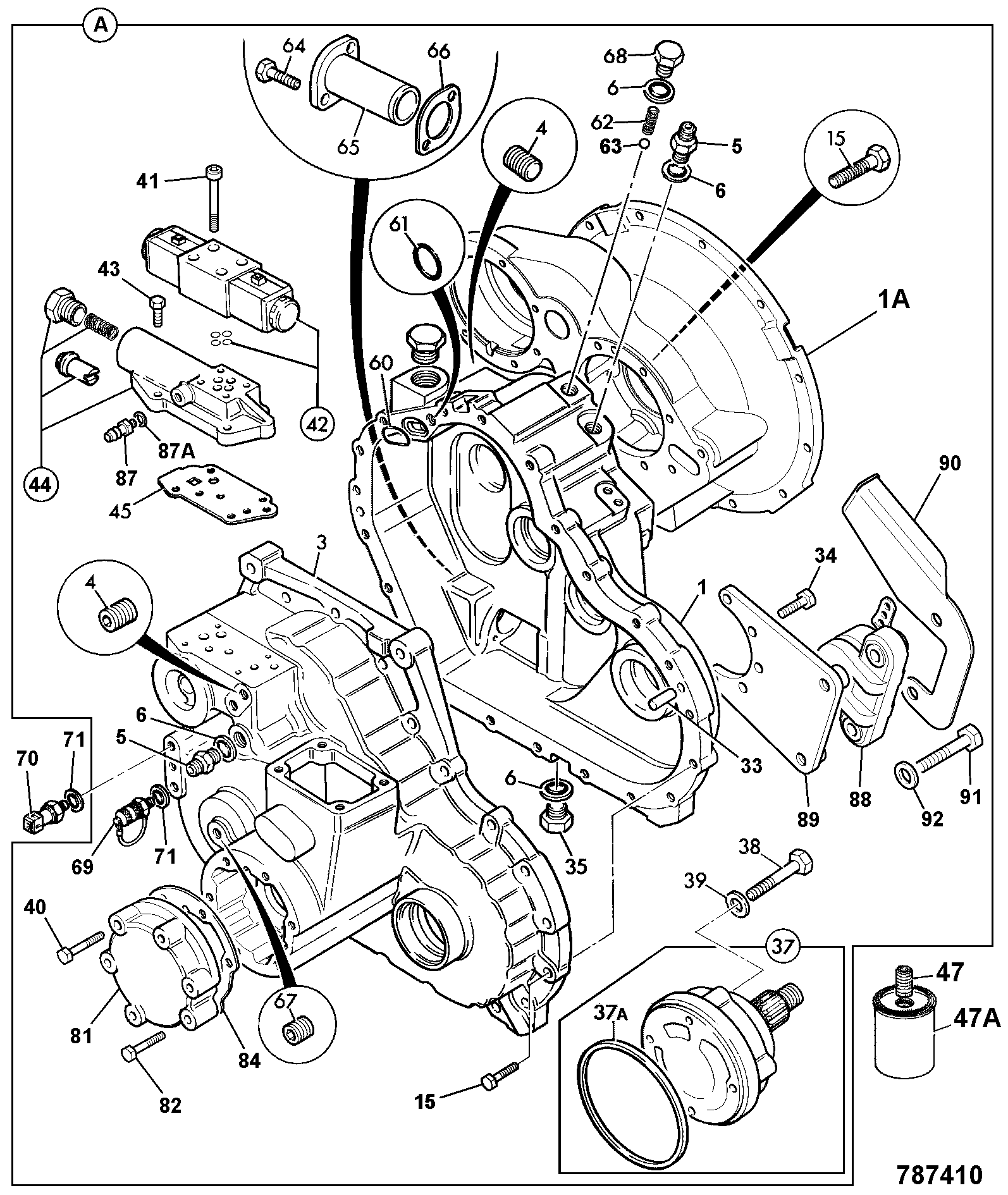 Коробка передач 445/46980 JCB