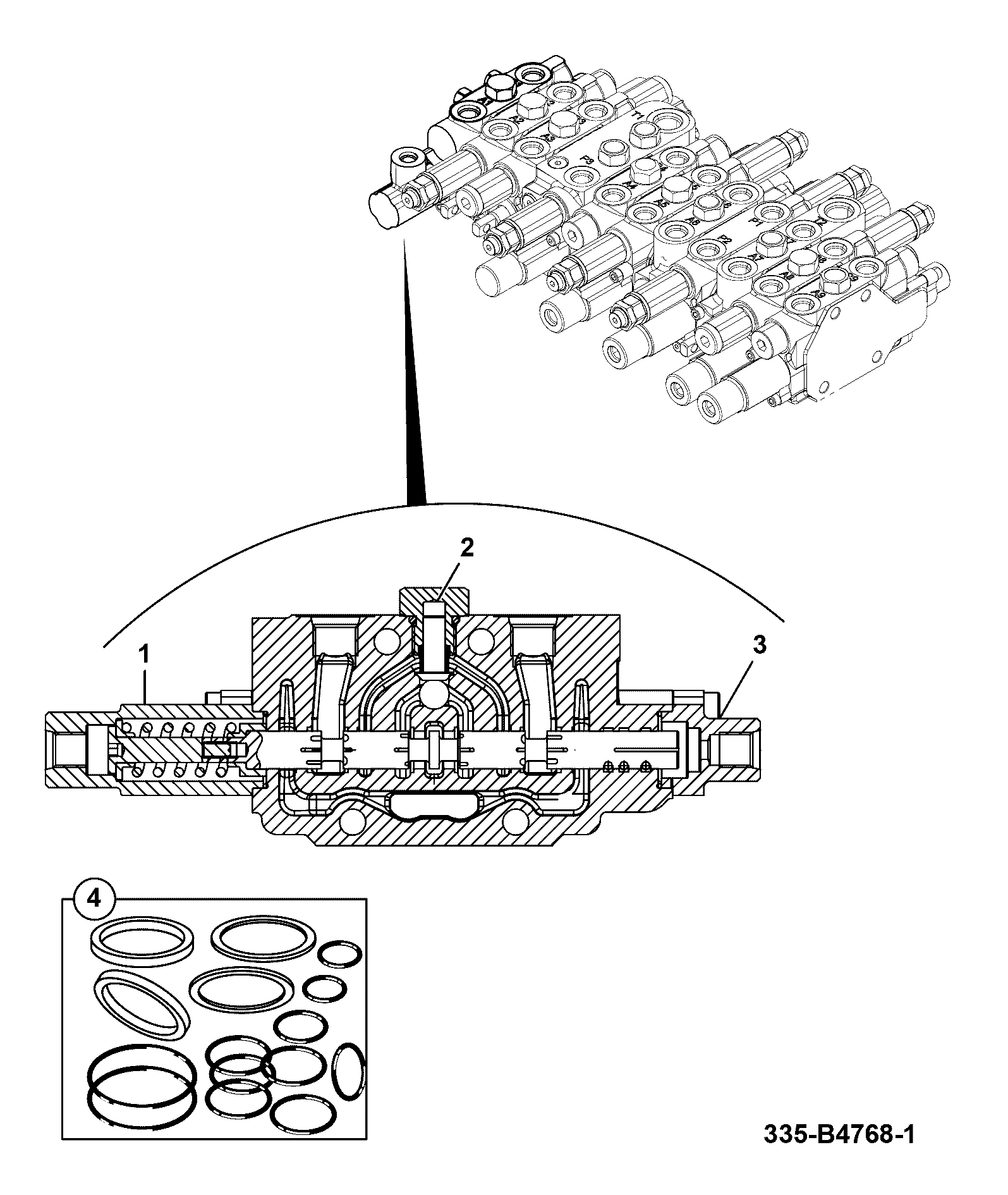 Комплект 335/B8767 JCB
