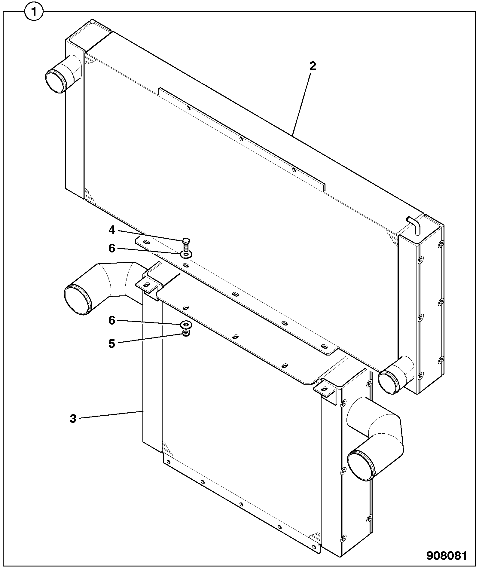 Радиатор охлаждения 30/927064 JCB