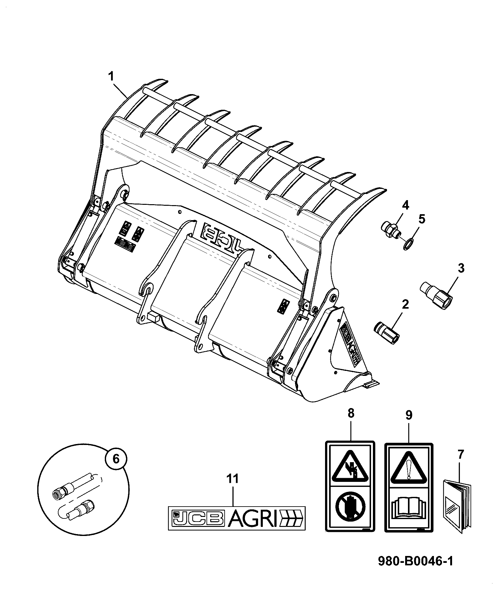 Сборка 980/B0046 JCB
