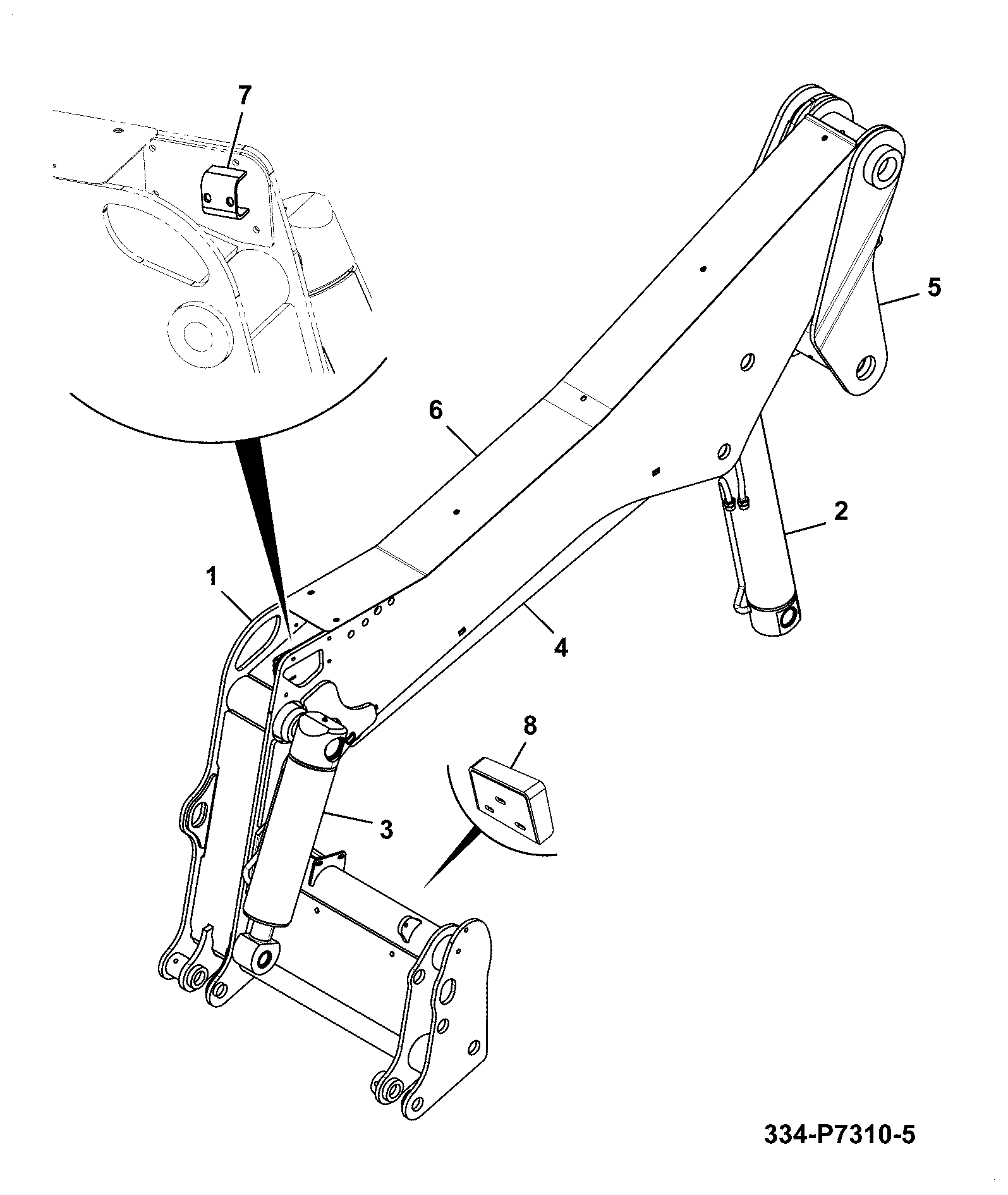 Крышка 334/P7289 JCB