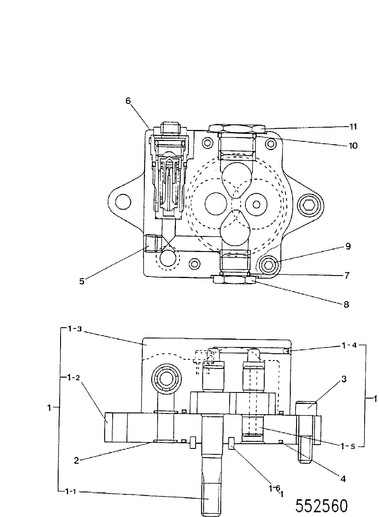 Насос LNP0101 JCB