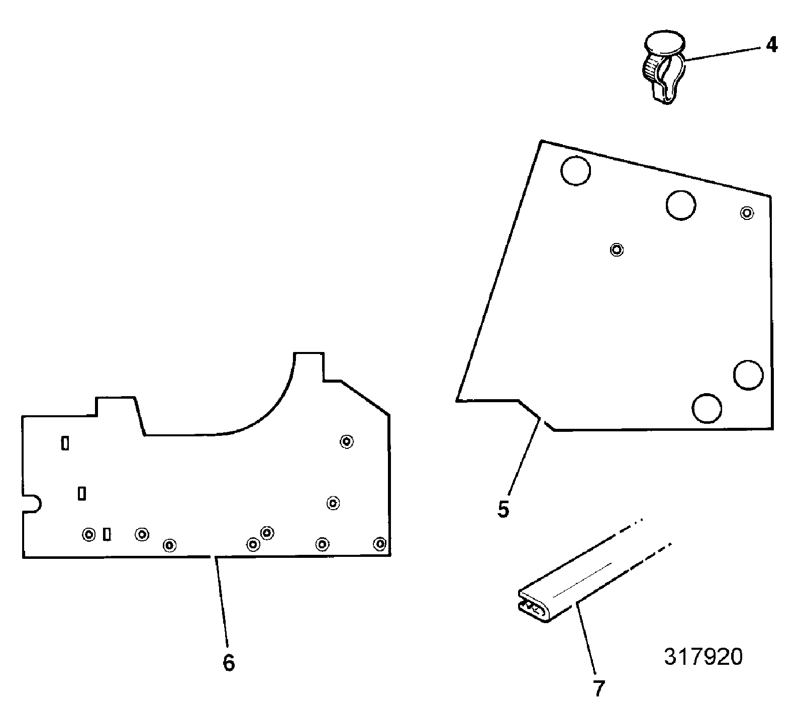 Панель 246/01424 JCB