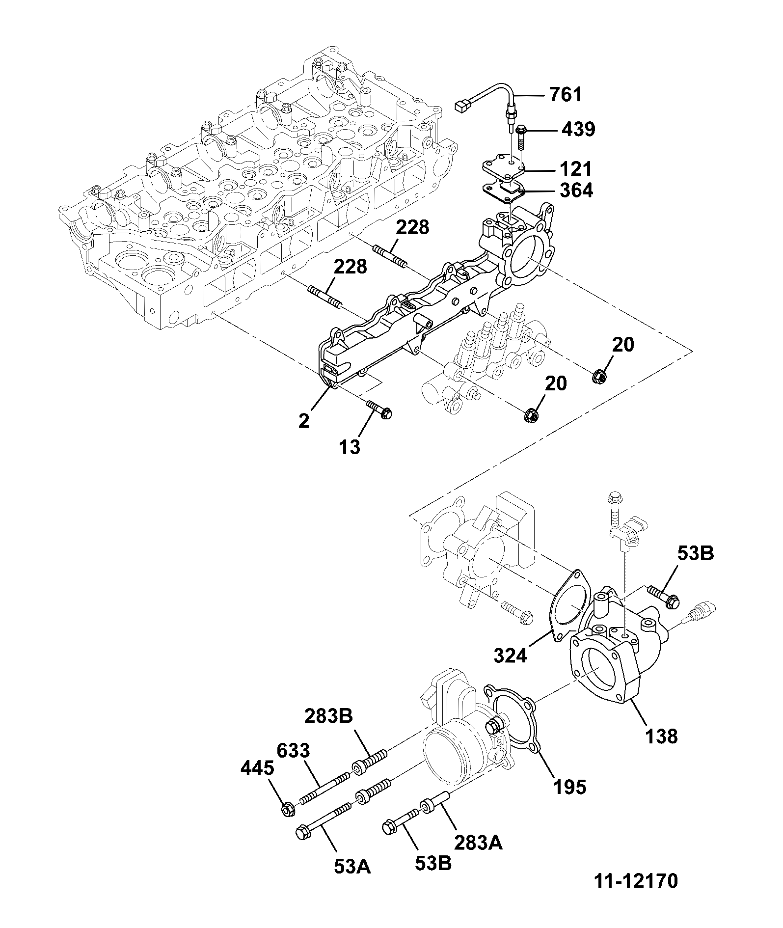 Прокладка 02/802274 JCB