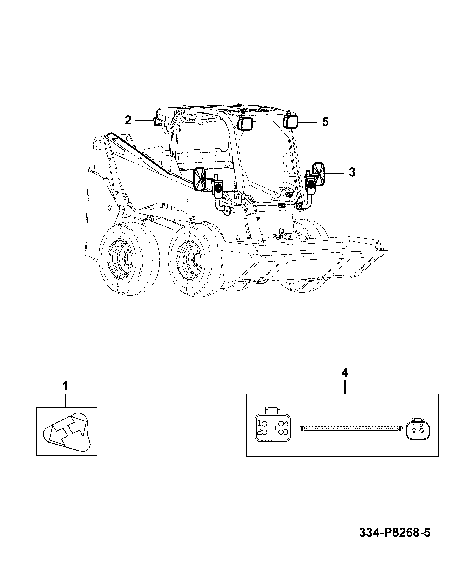Фонарь 700/50028 JCB