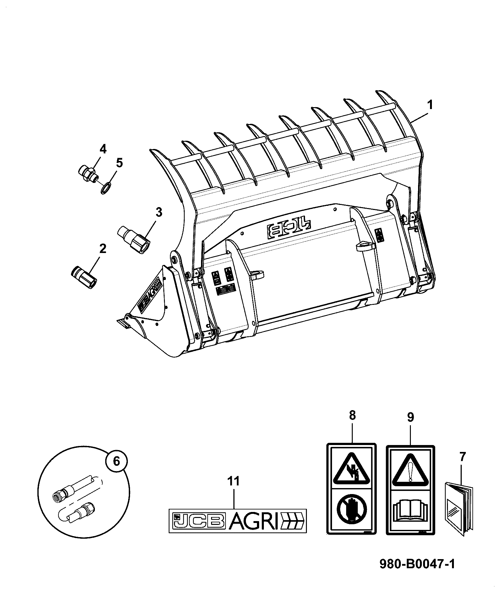 Сборка 980/B0047 JCB