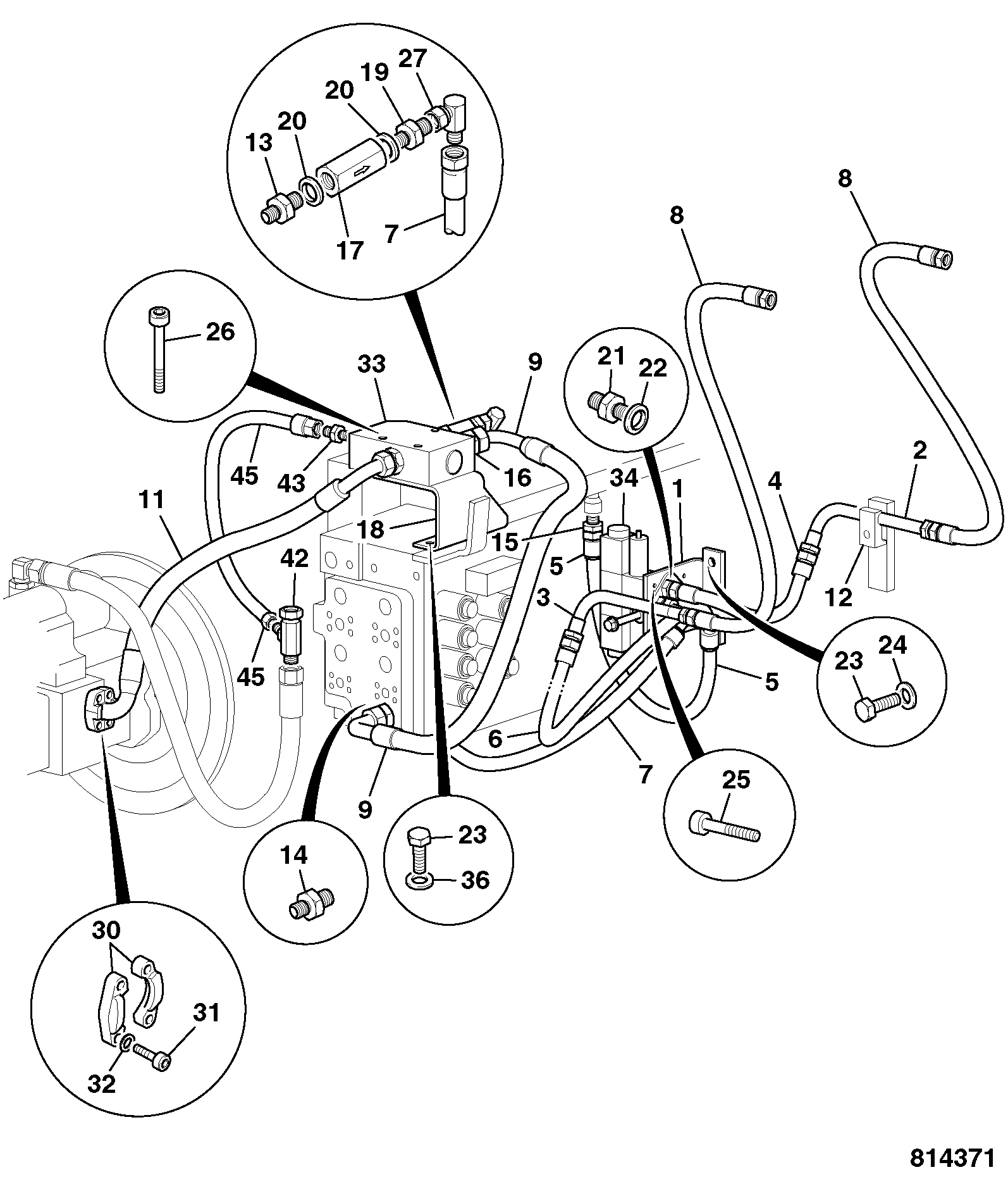 Шланг 627/10527 JCB