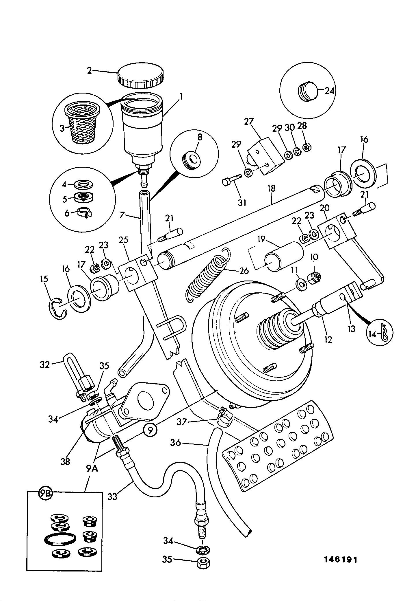 гайка 1358/0601Z JCB