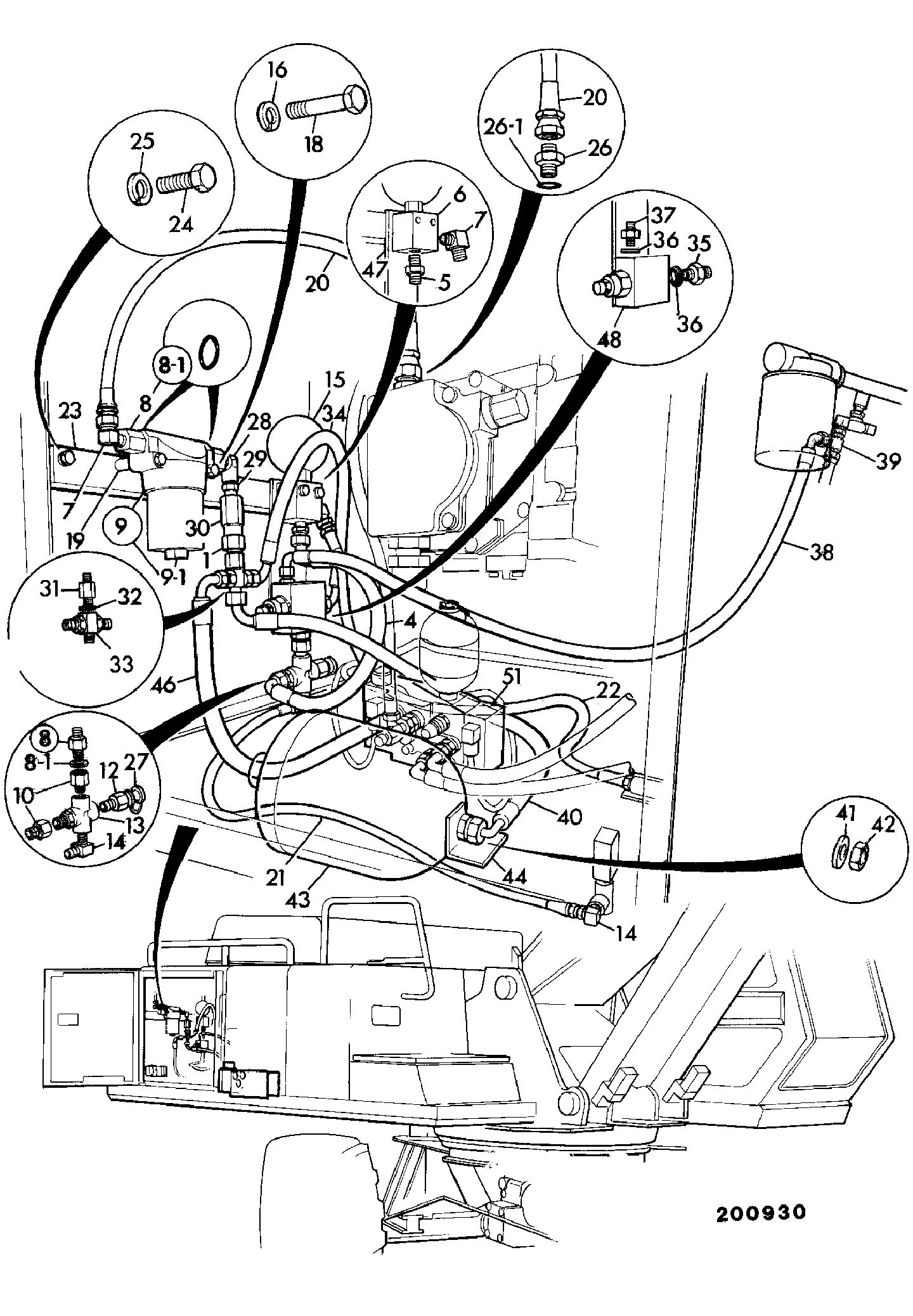 Шланг JLV0587 JCB