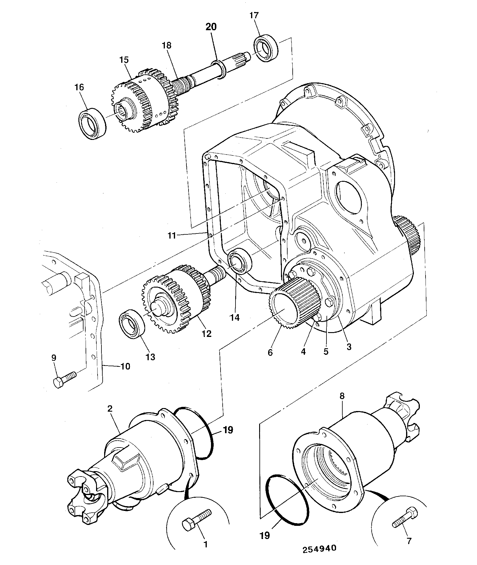 Корпус 454/70006 JCB
