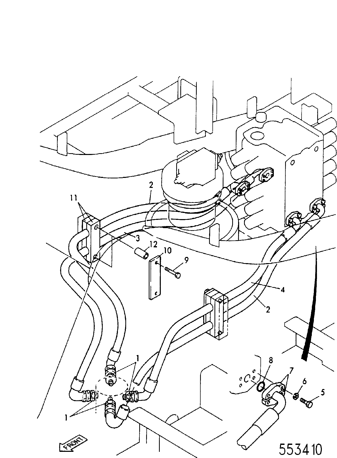 Шланг KTJ1308 JCB