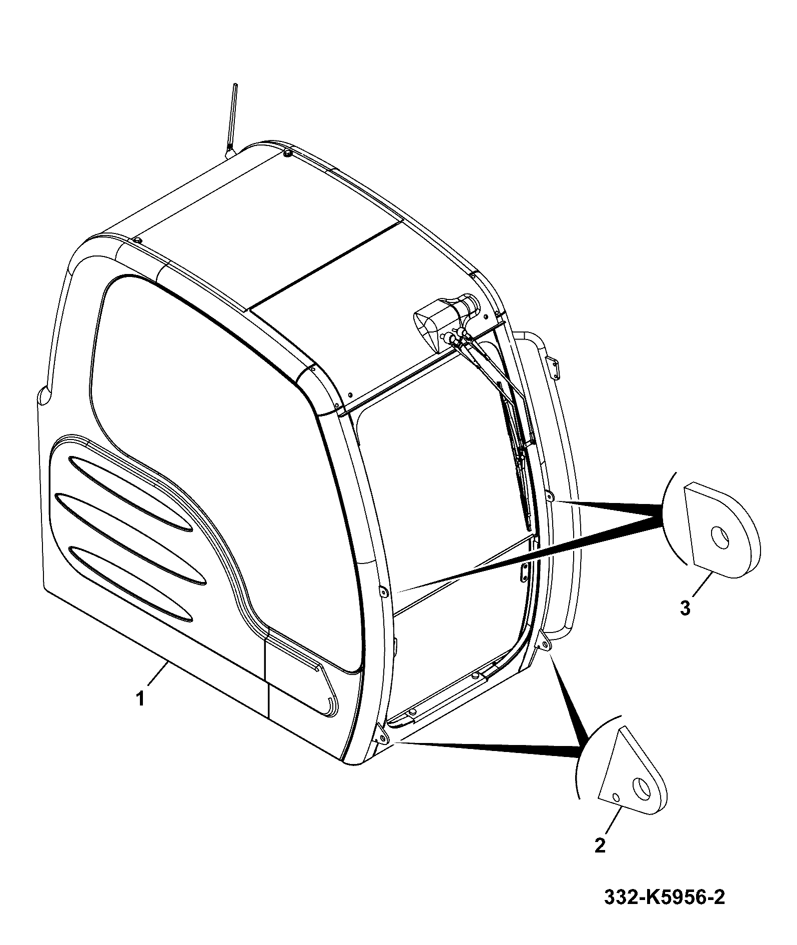 Проушина 331/36717 JCB