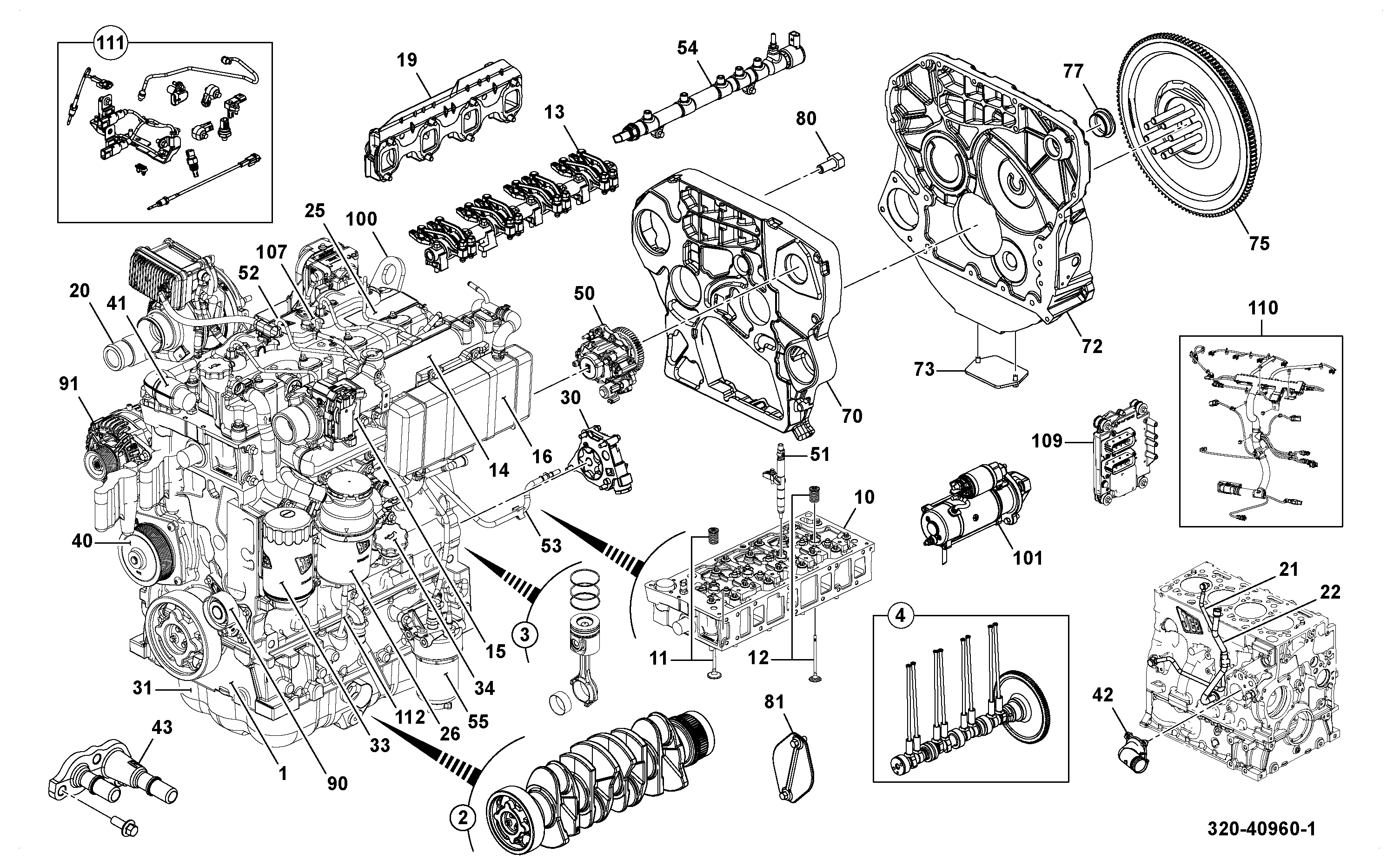 Комплект 320/21665 JCB