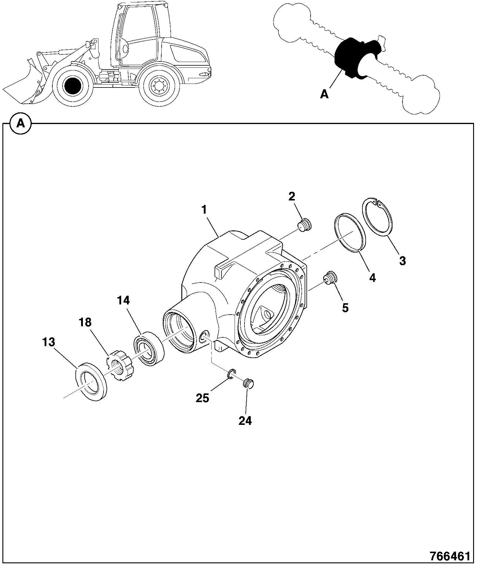 Корпус 332/D9635 JCB