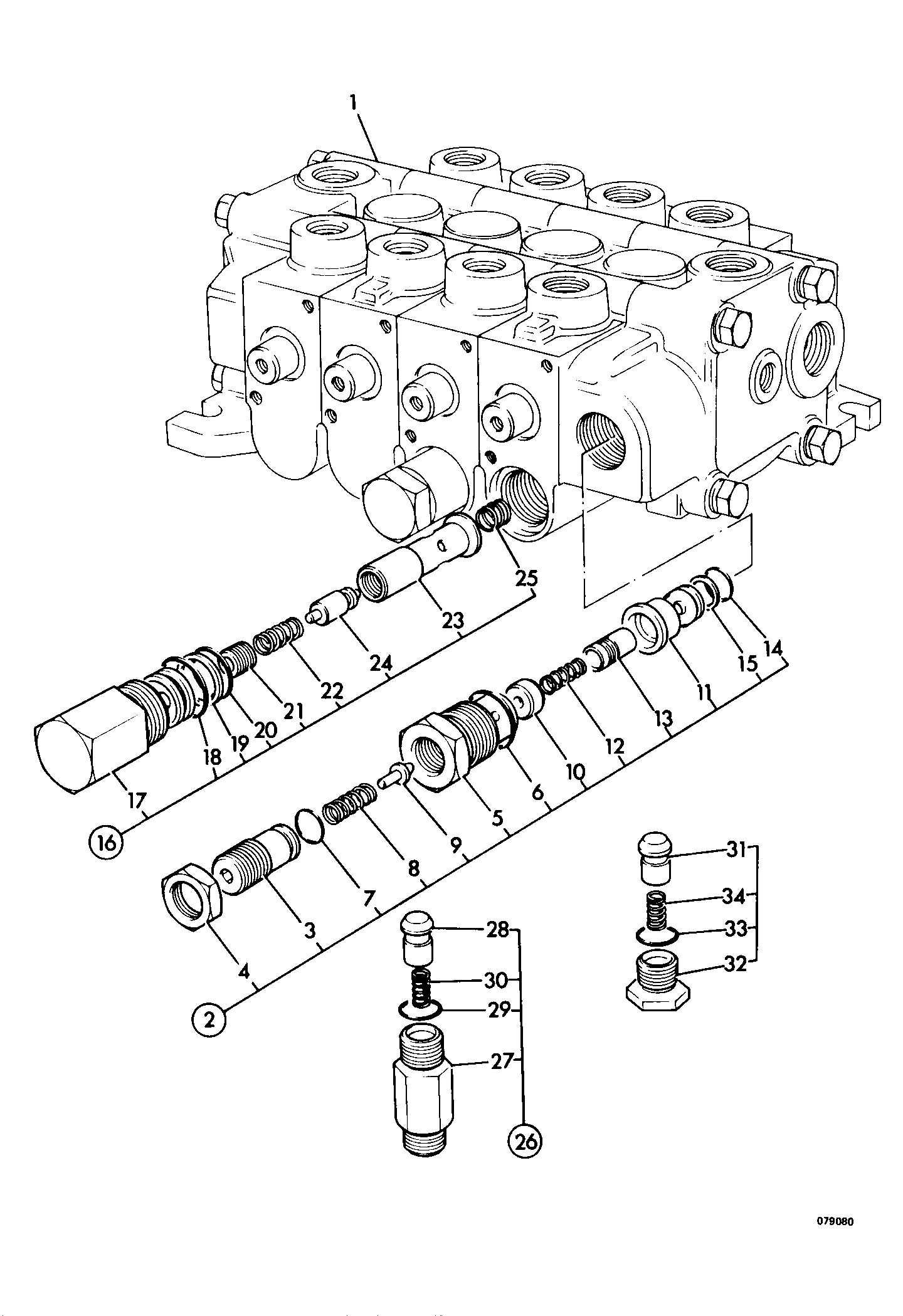 Клапан 920/01505 JCB