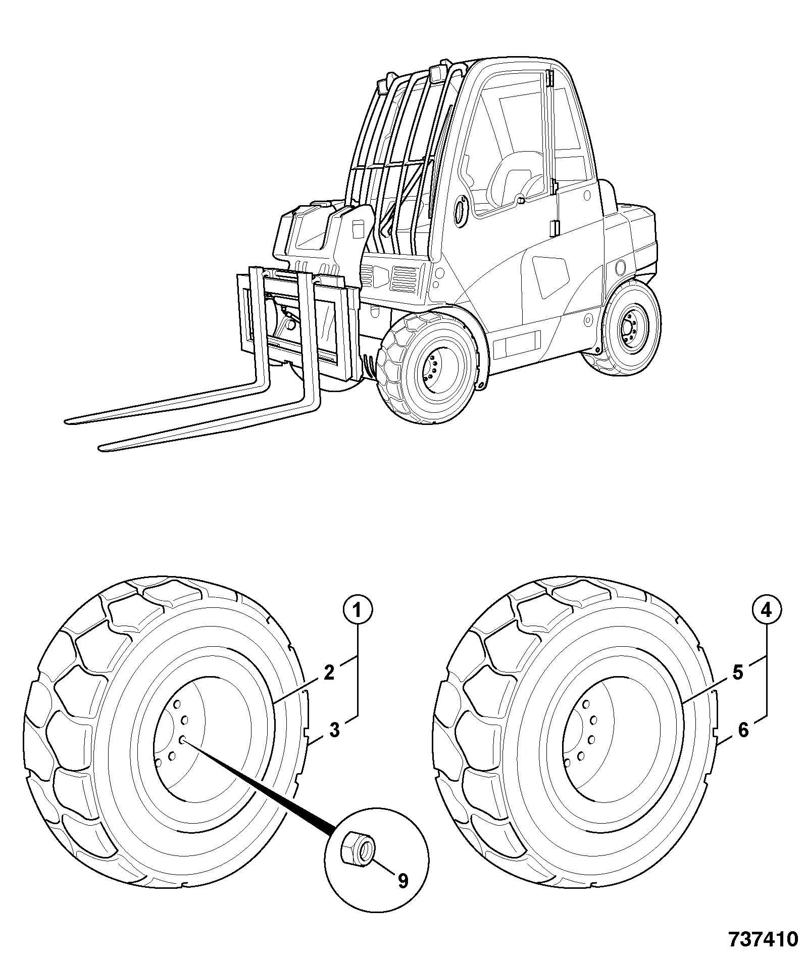 колесо 331/49979 JCB