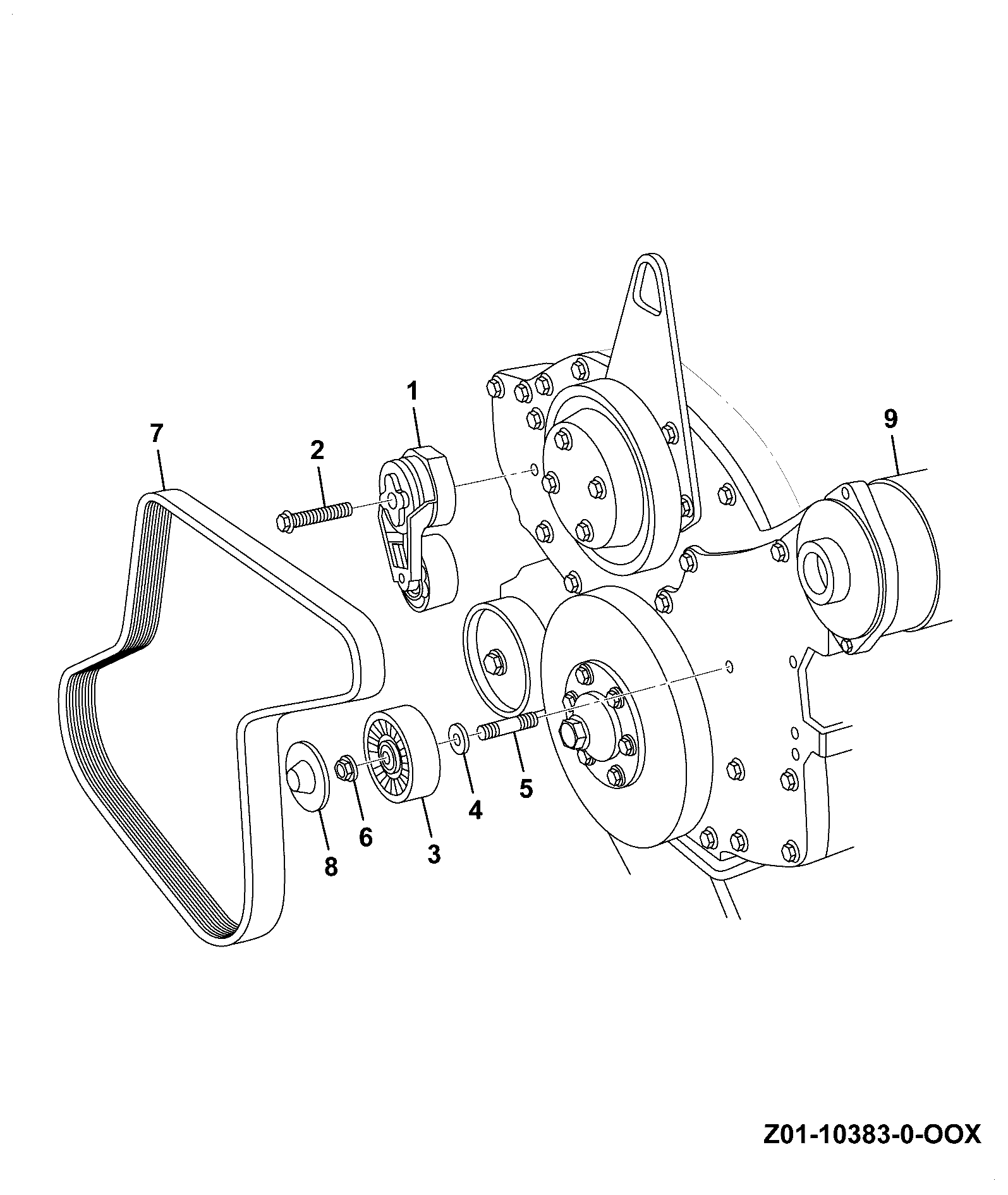 Распорка SC1313577 JCB