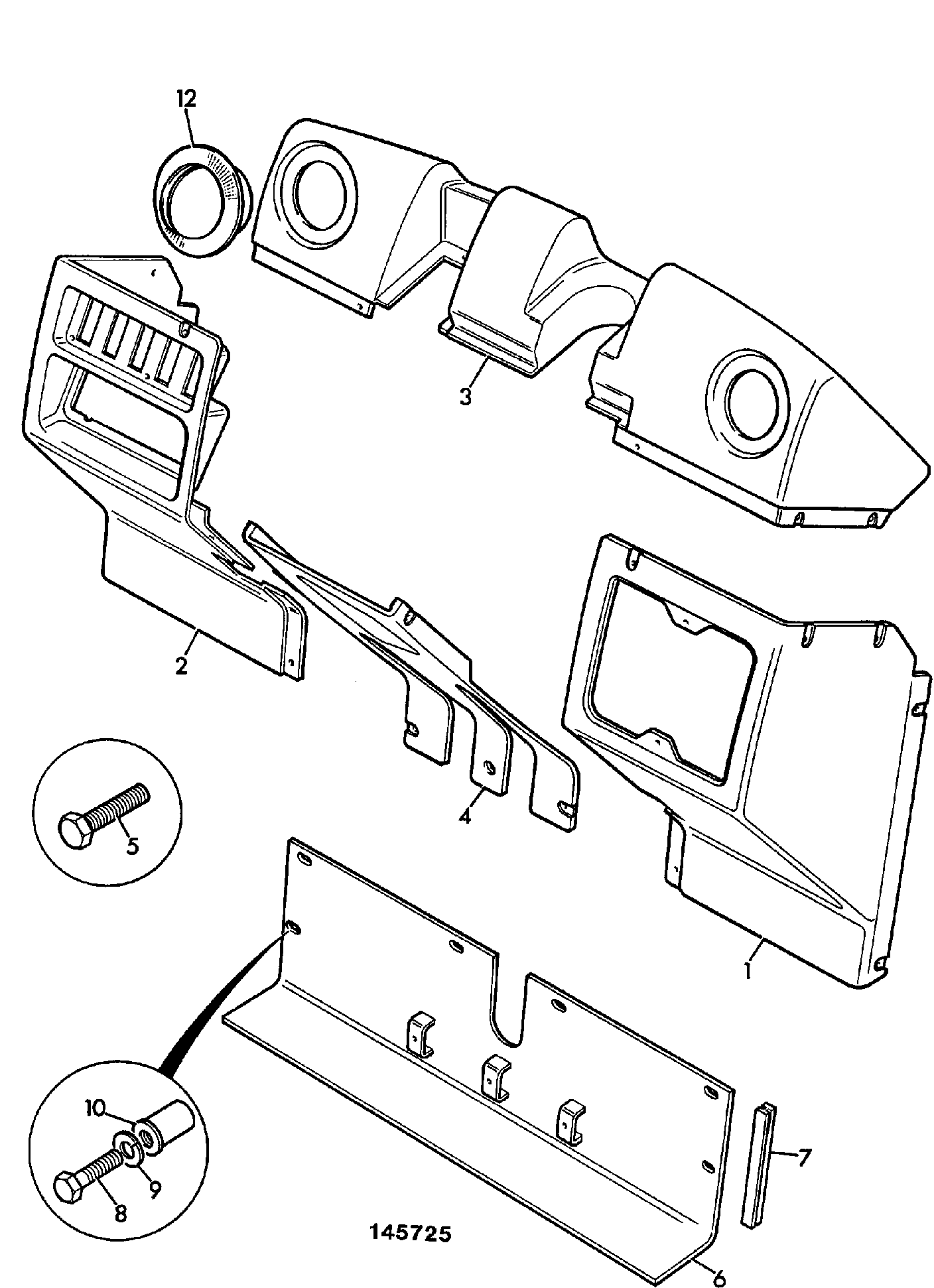 Панель 125/33300 JCB