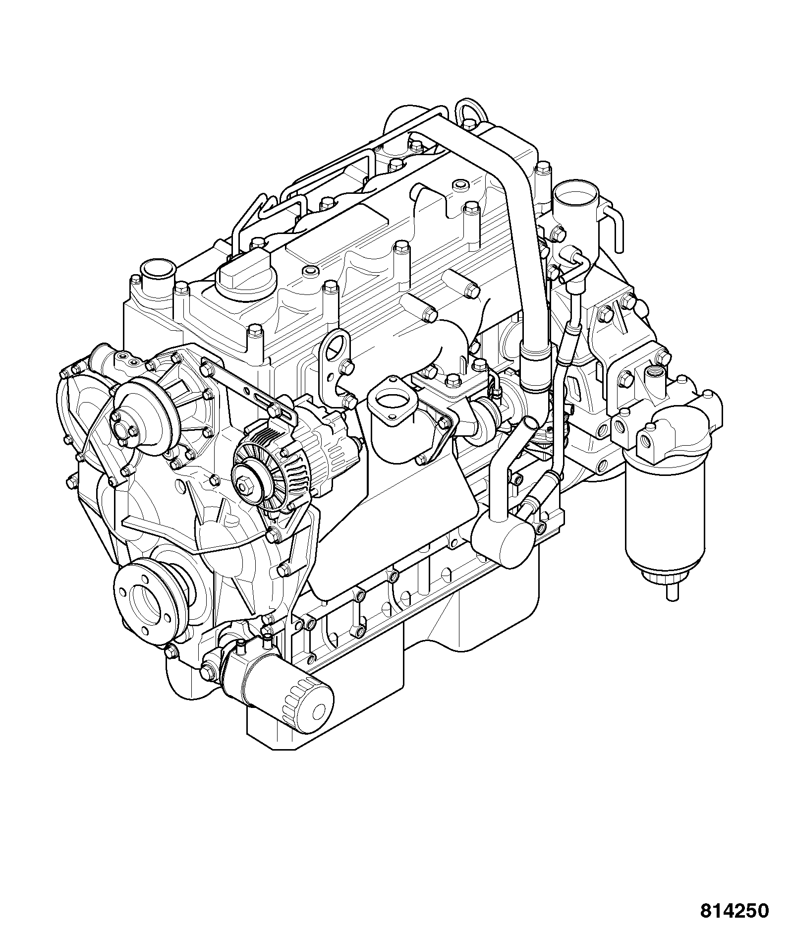 Двигатель 321/10003 JCB