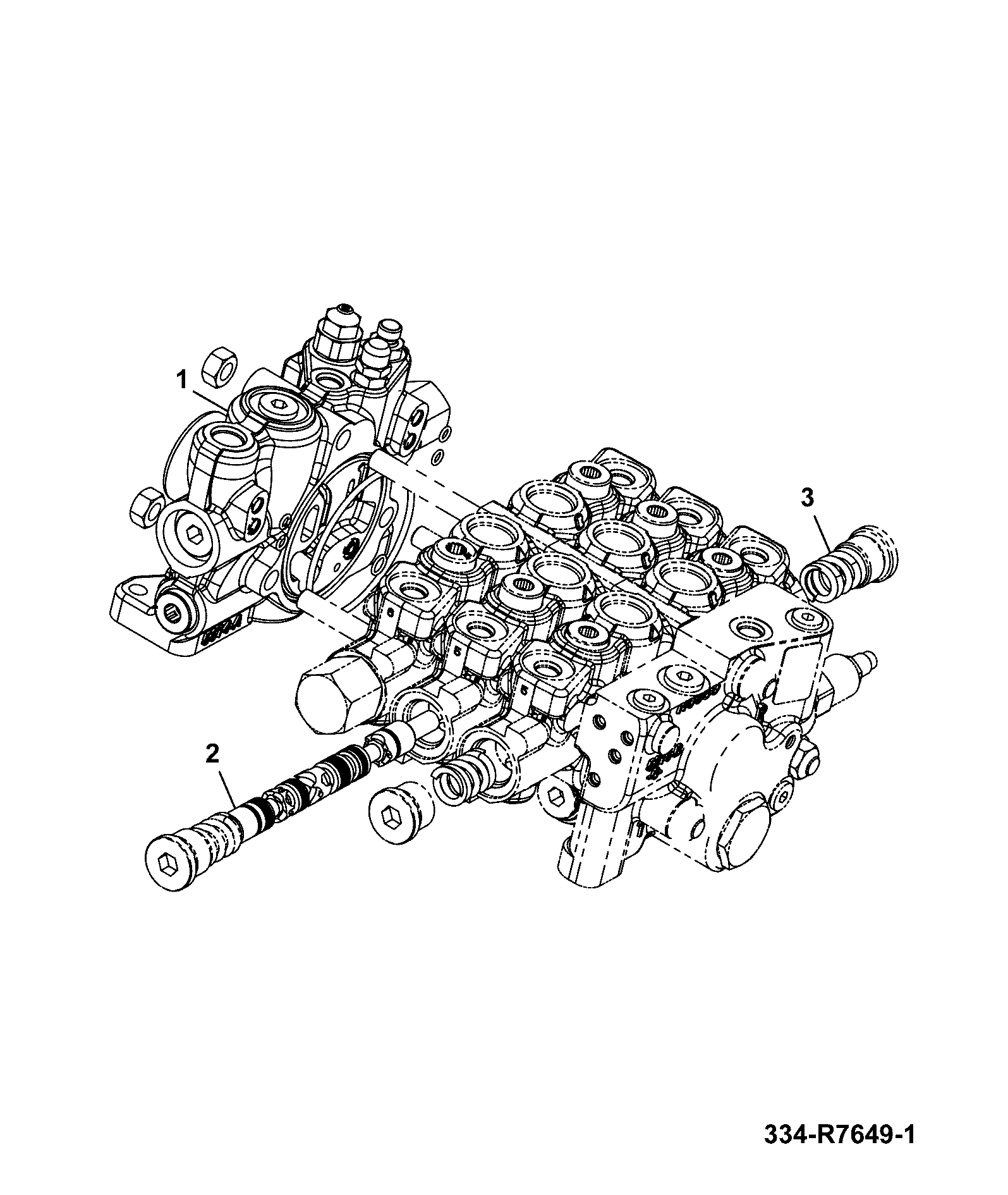 Комплект 334/R7649 JCB