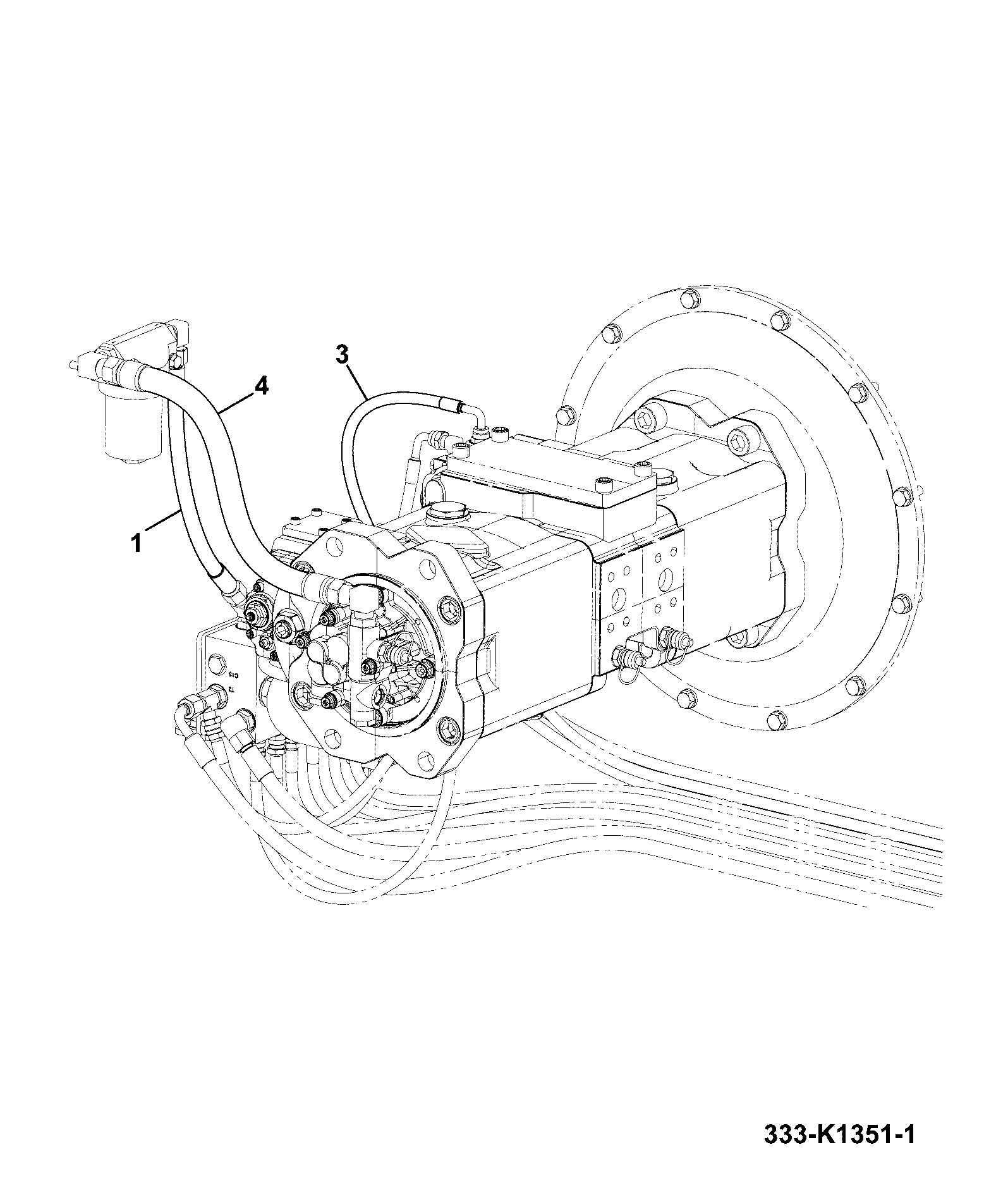 Шланг 332/K7840 JCB