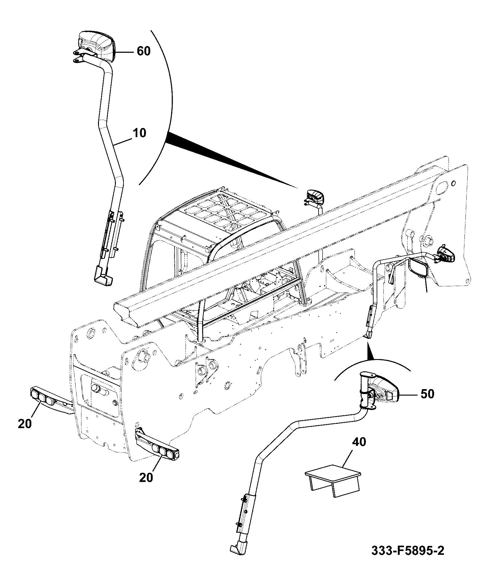 Заглушка 332/P0205 JCB